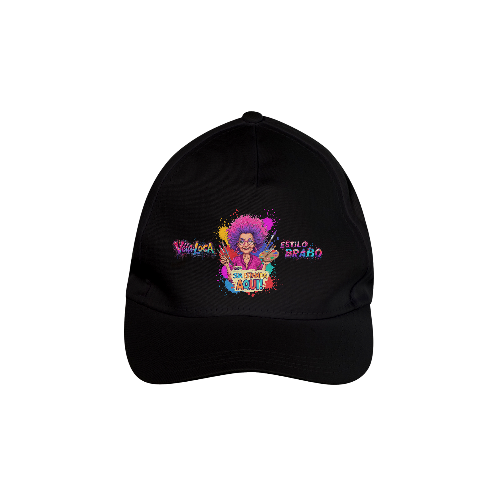 [PERSONALIZÁVEL] Modelo de Boné Premium Personalizado