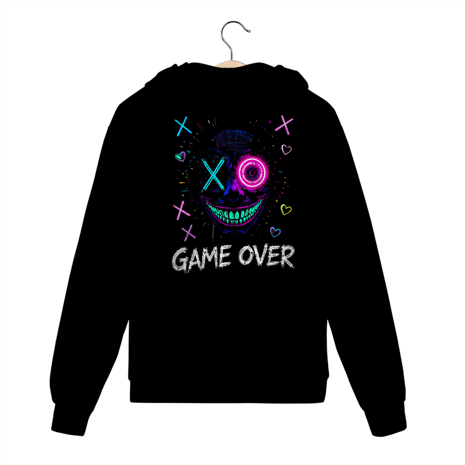 [Premium] Moletom com Zíper Game Over