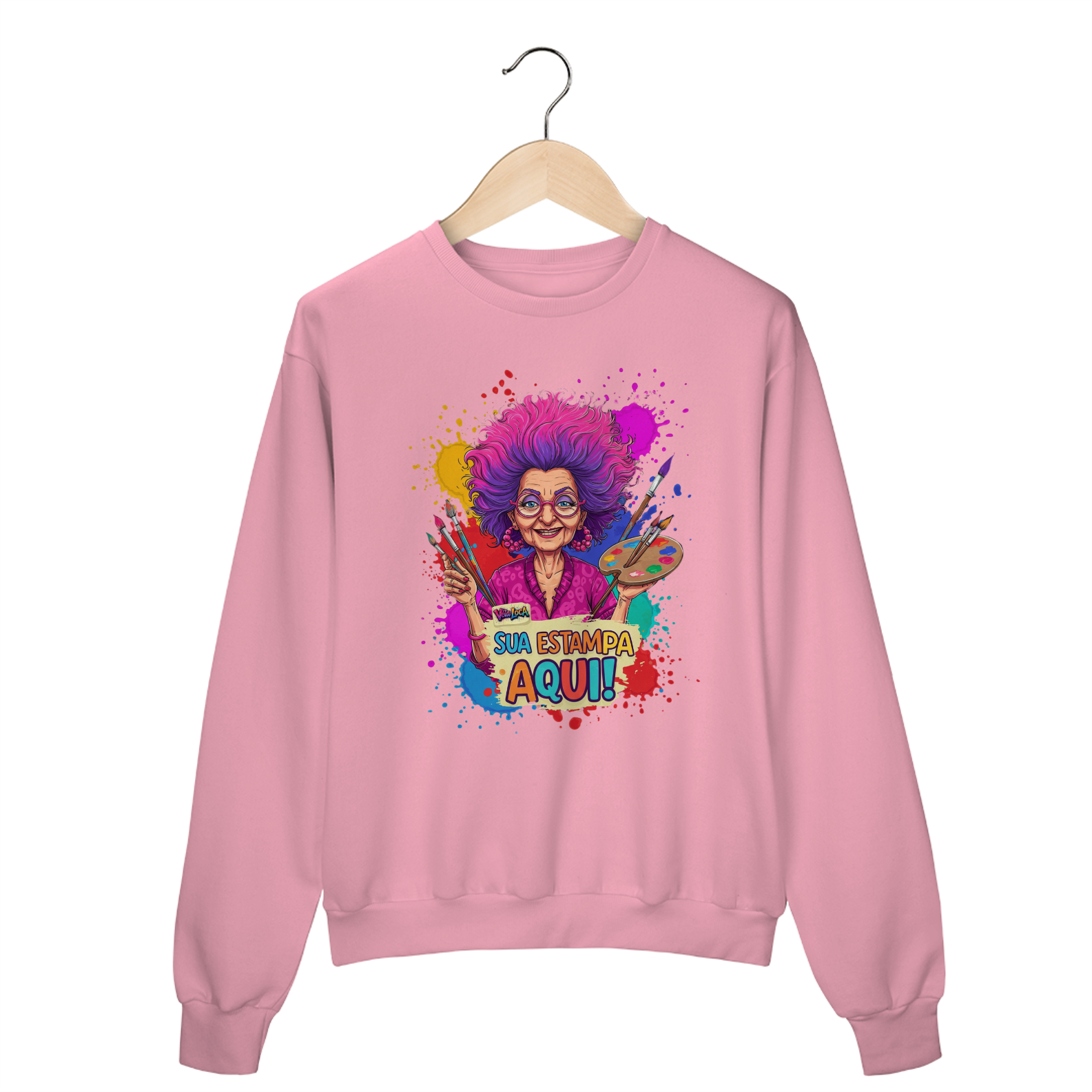 [PERSONALIZÁVEL] Modelo de Moletom Quality Fechado Personalizado - Estampa somente na Frente ou somente nas Costas