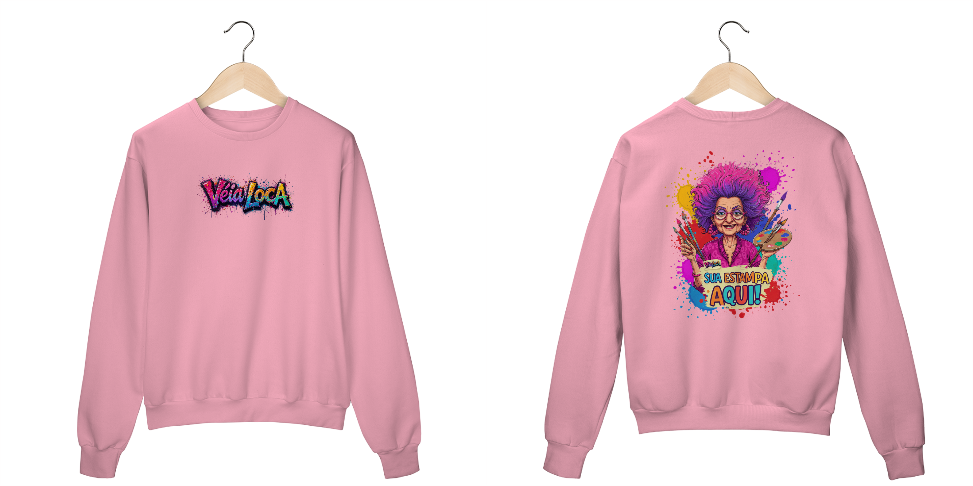 [PERSONALIZÁVEL] Modelo de Moletom Quality Fechado Personalizado - Estampa na Frente E nas Costas