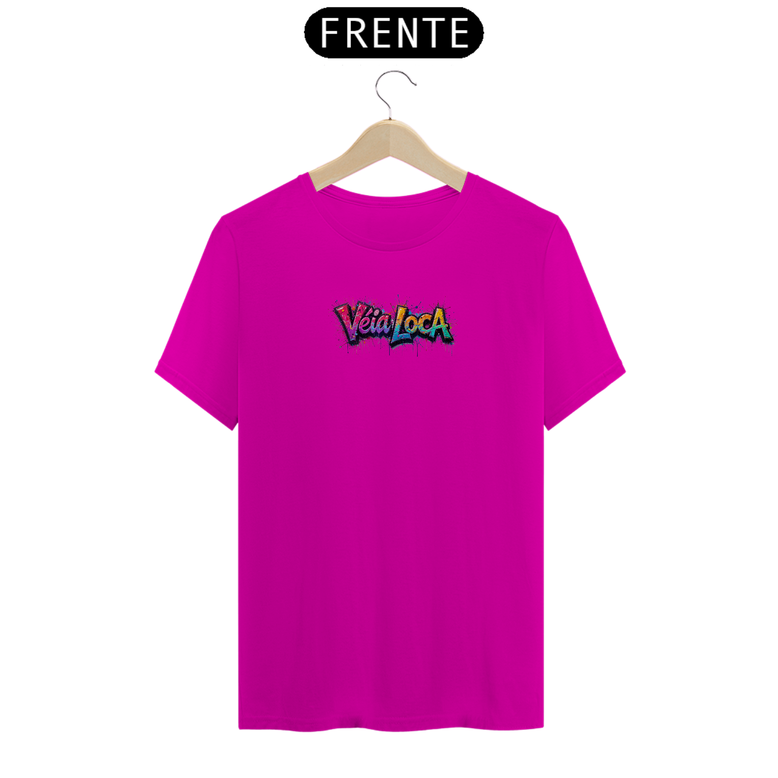 [Quality] Camiseta Véia Loca - Mete o estilo no peito!