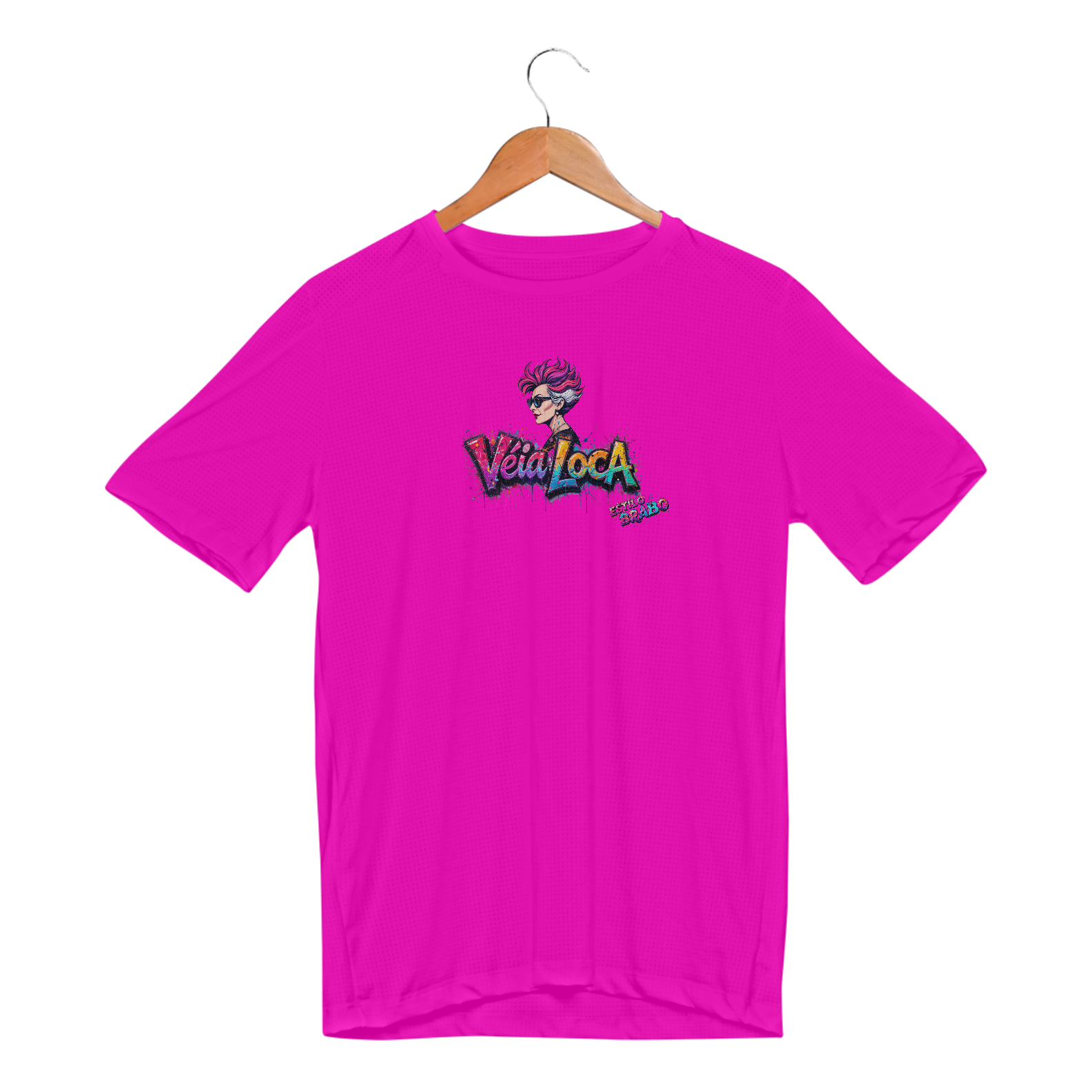 [Sport UV] Camiseta Dry Fit UV Véia Loca Estilo Brabo