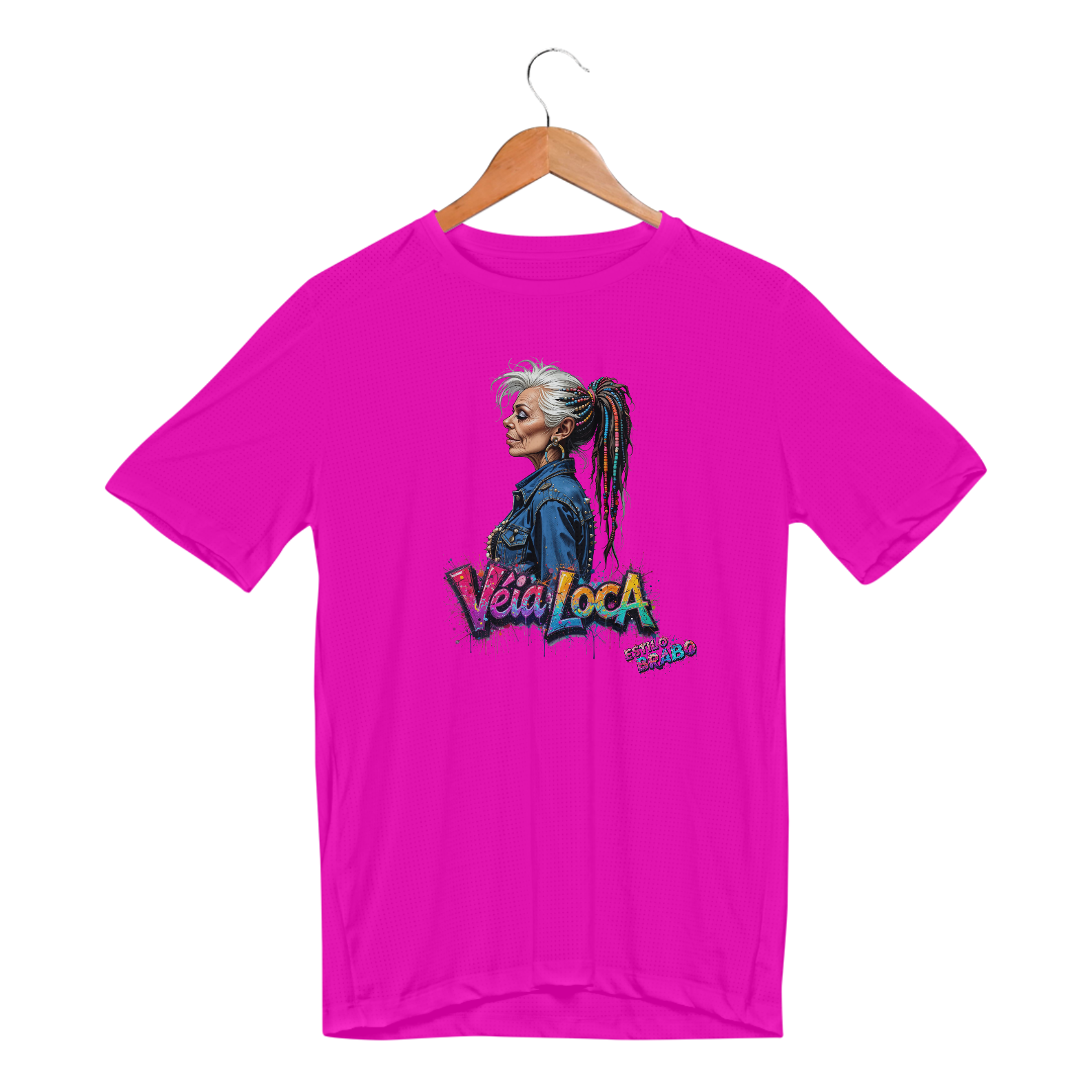 [Sport UV] Camiseta Dry Fit UV Véia Loca Estilosa