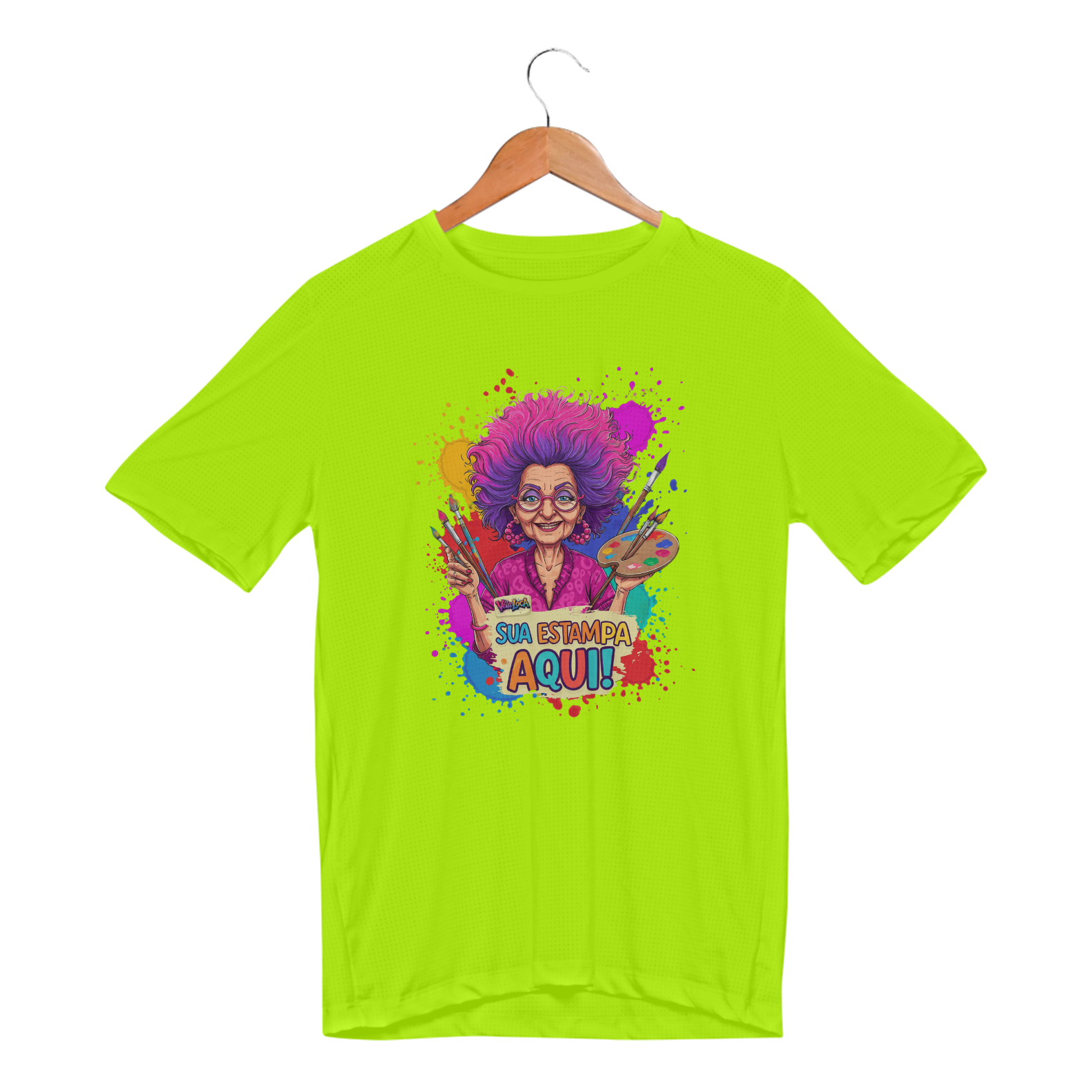 [PERSONALIZÁVEL] Modelo de Camiseta SPORT DRY FIT UV Personalizada - Estampa somente na Frente OU somente nas Costas