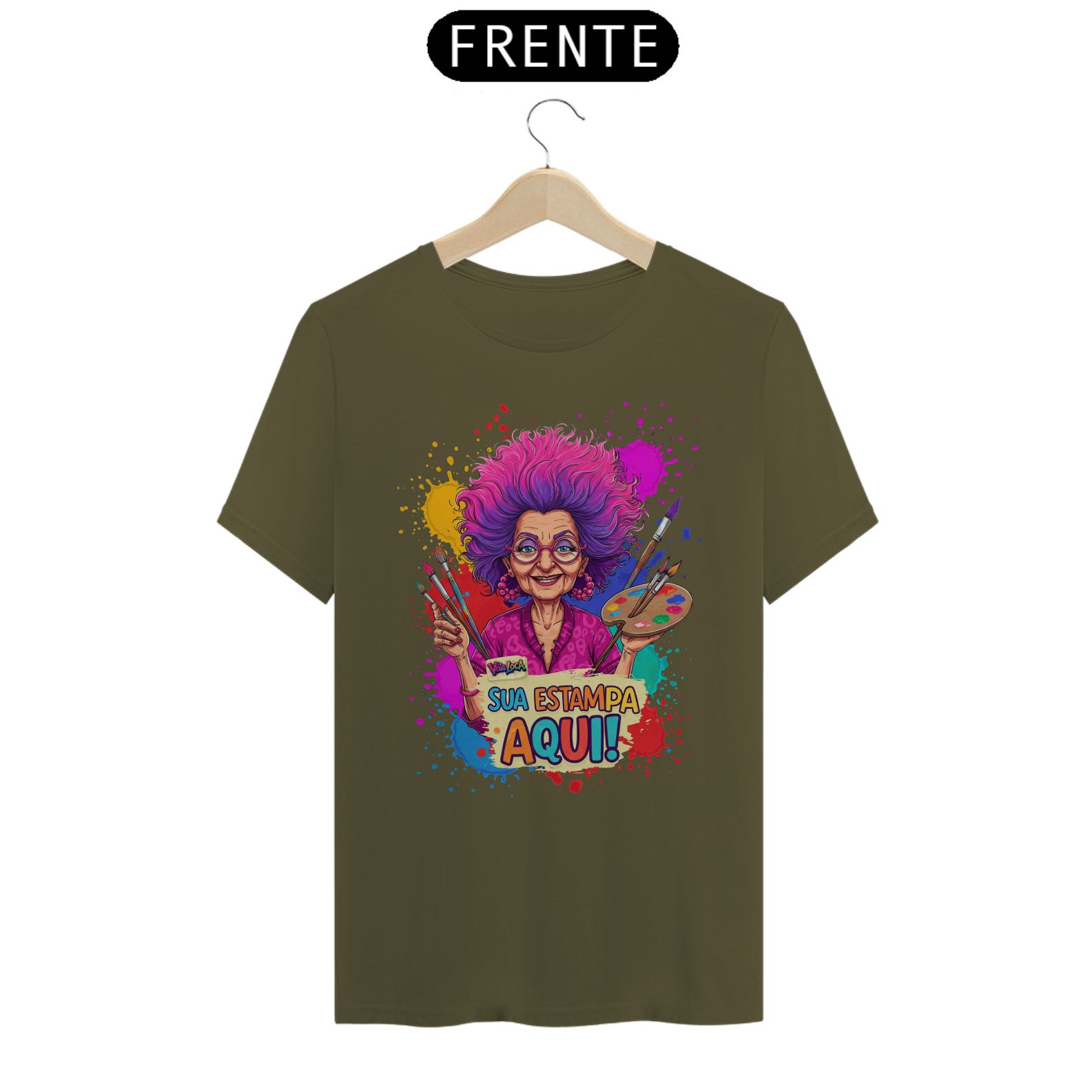 [PERSONALIZÁVEL] Modelo de Camiseta Prime Personalizada - Estampa somente na frente OU somente nas costas