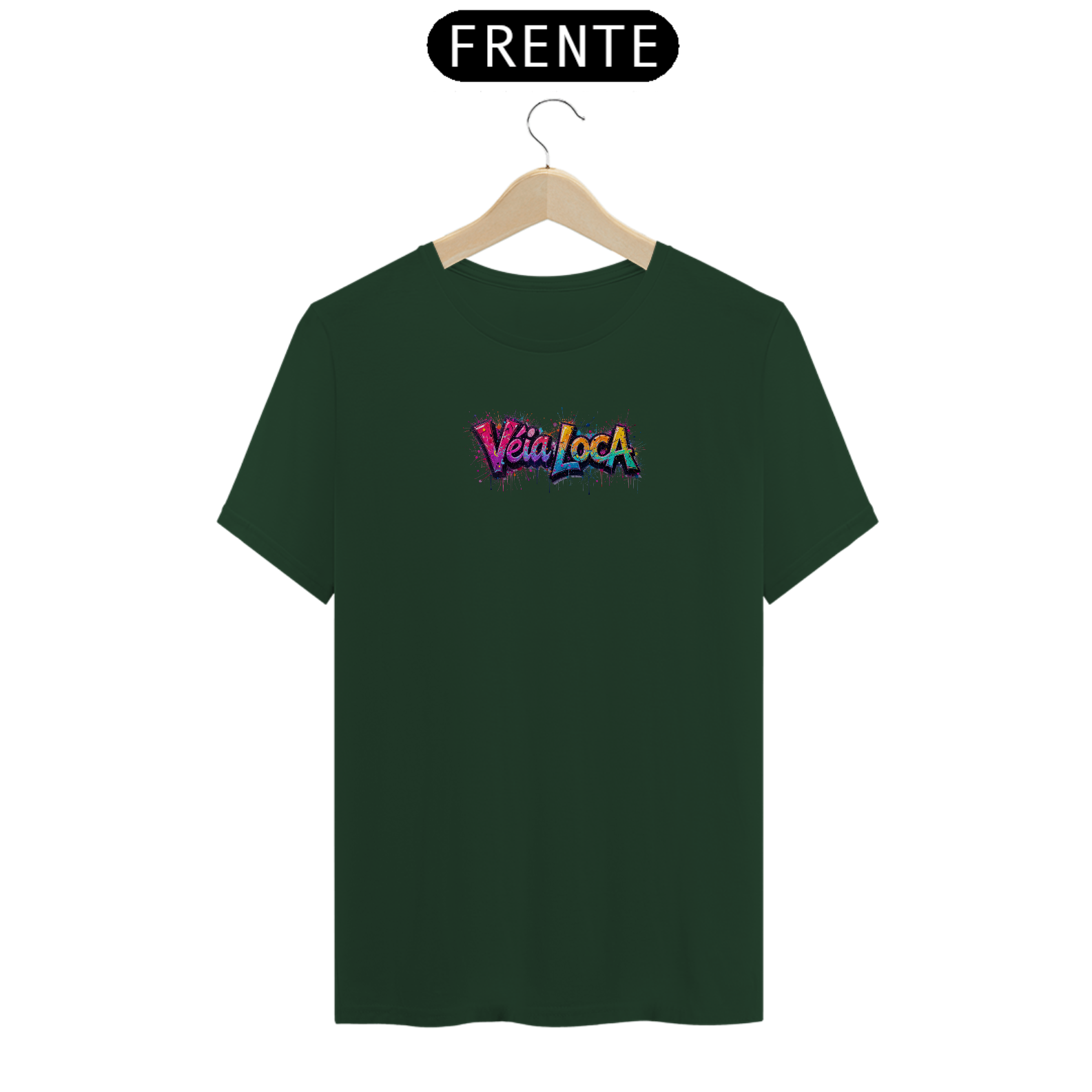 [Algodão Peruano] Camiseta Véia Loca - Mete o estilo no peito!