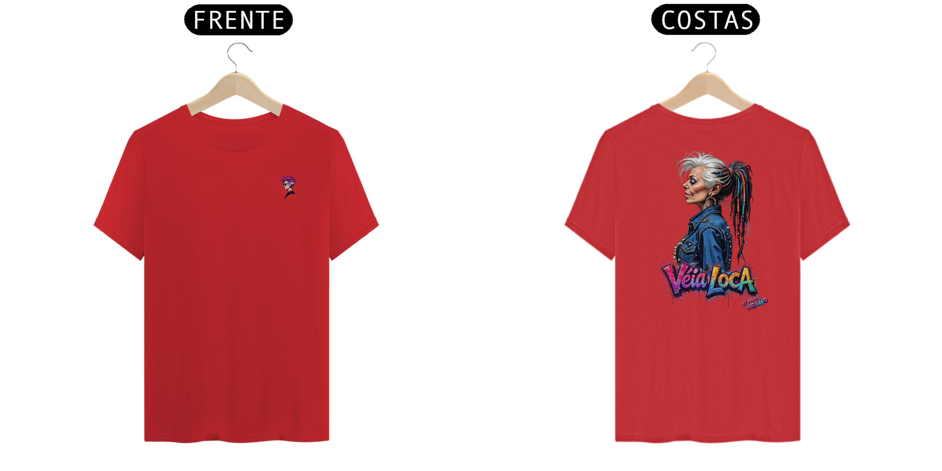 [Premium] Camiseta Véia Loca Estilosa