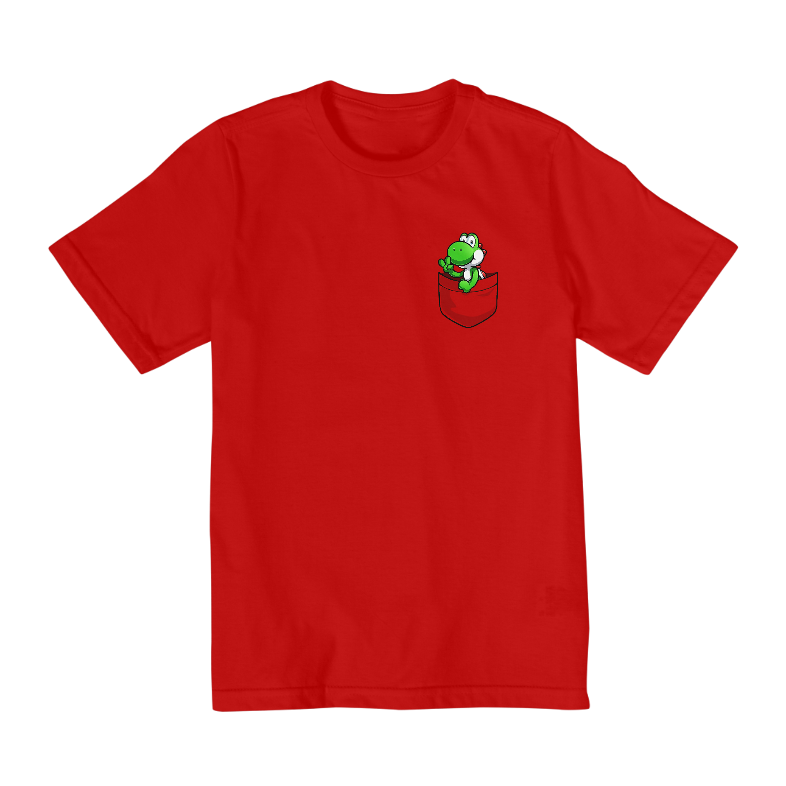 [Infantil] Camiseta Yoshi no Bolso (2 a 8 anos)