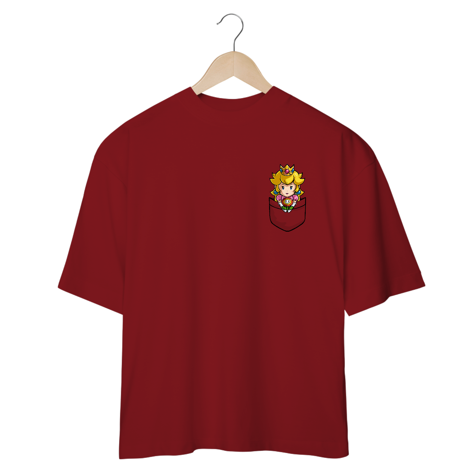[Oversized] Camiseta Princesa no Bolso