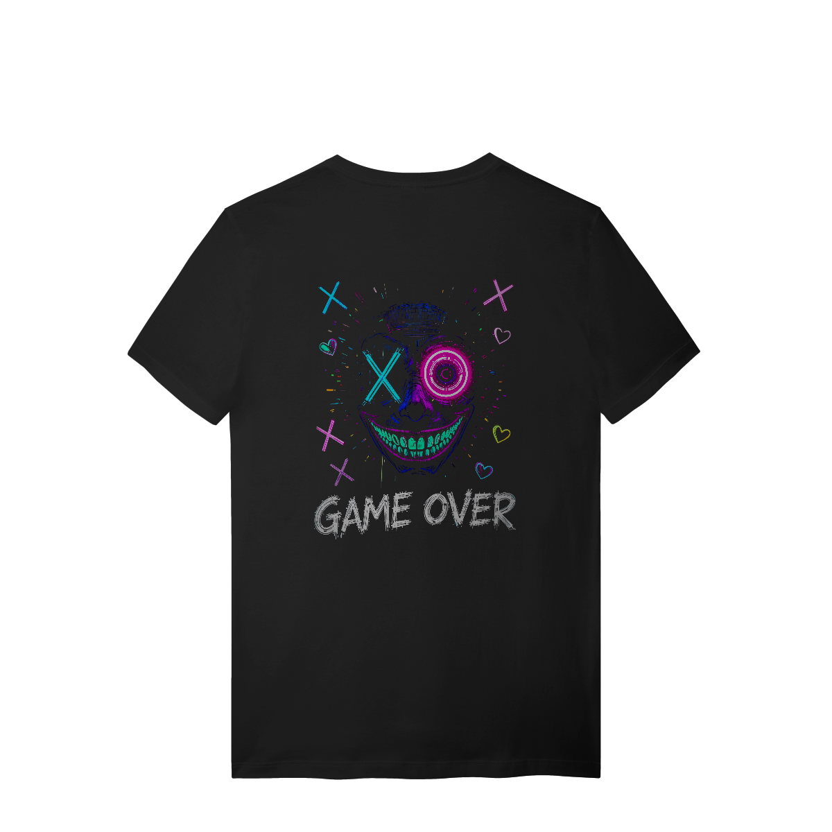 [Quality] Camiseta Game Over (Costas)