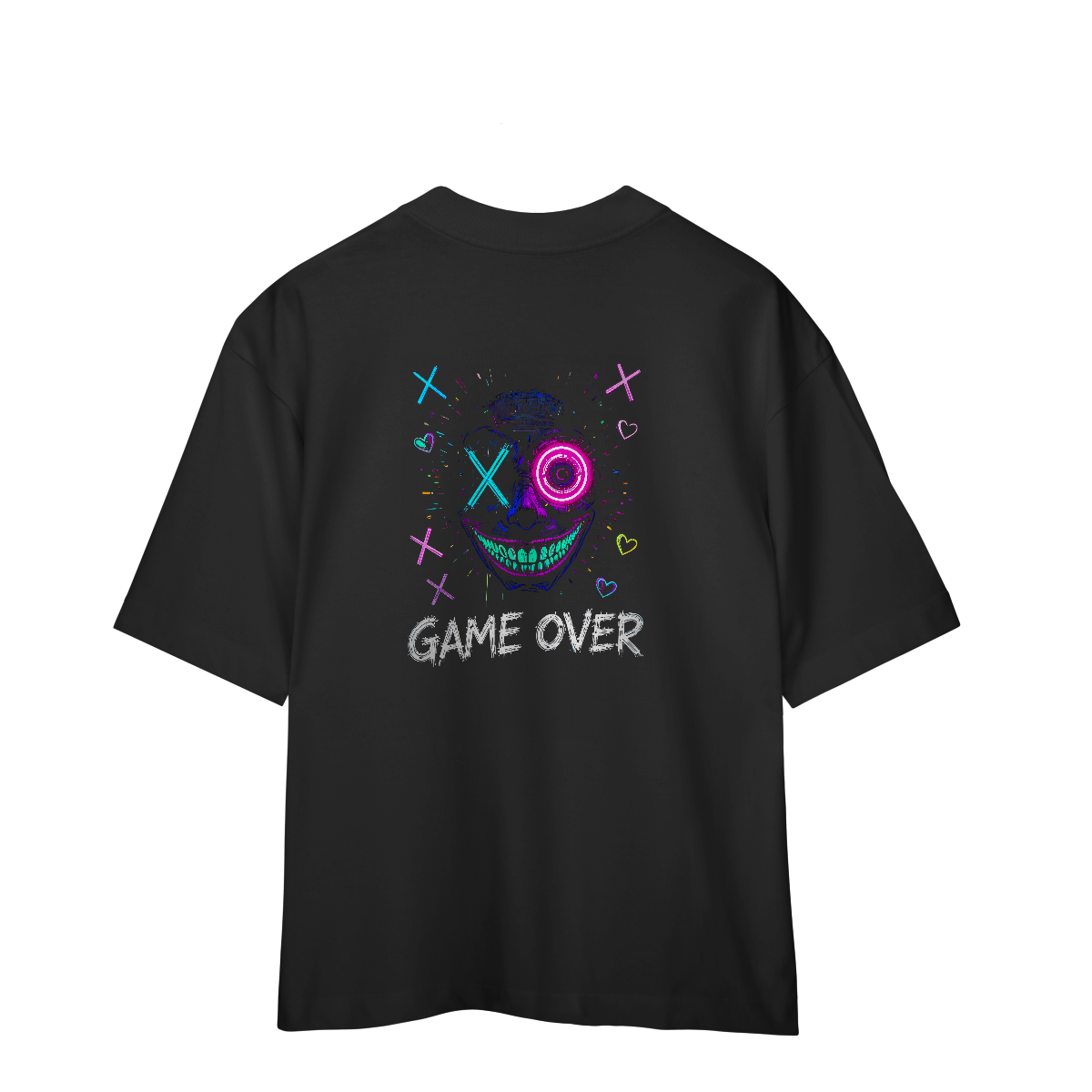 [Oversized] Camiseta Game Over (Costas)