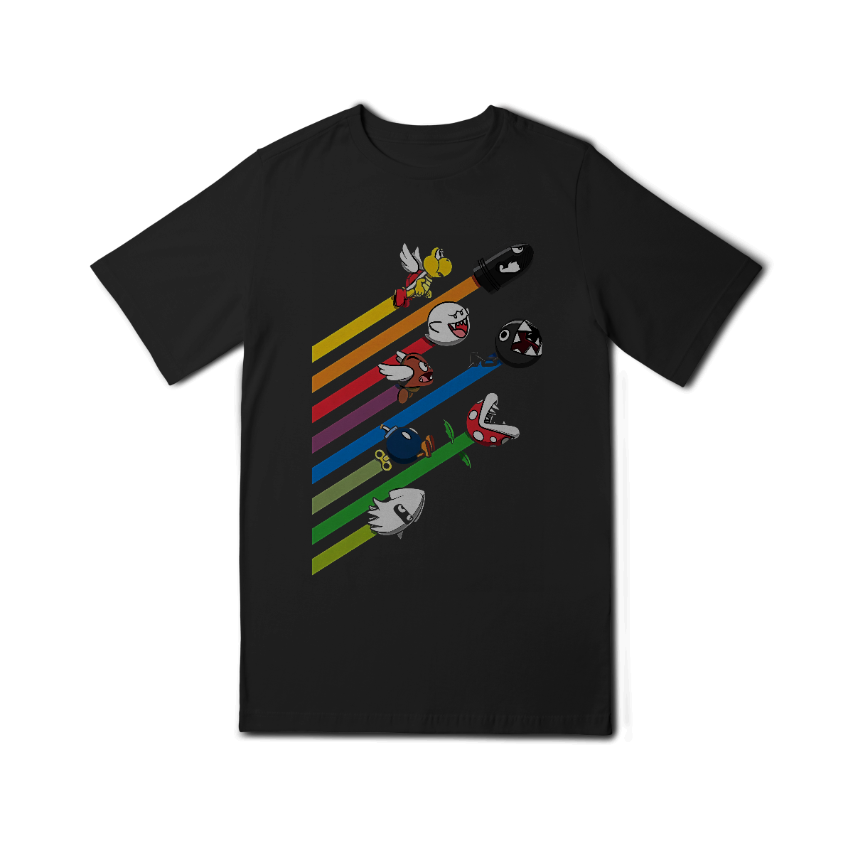 [Infantil] Camiseta Corrida dos Vilões – Super Mario (10 a 14 anos)