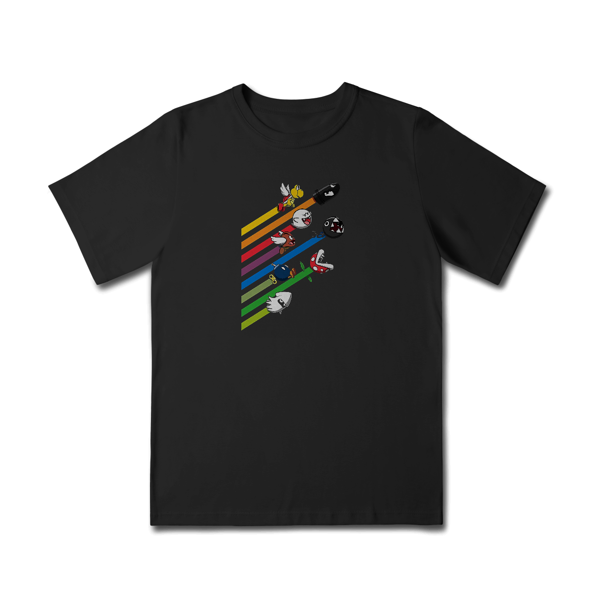 [Infantil] Camiseta Corrida dos Vilões – Super Mario (2 a 8 anos)