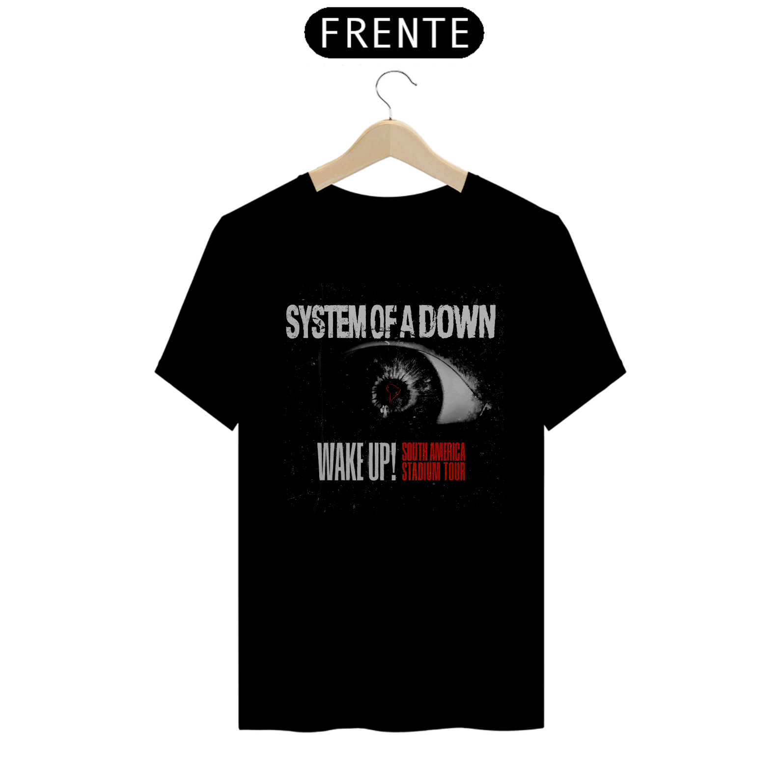 Camiseta System of a down Wake up tour