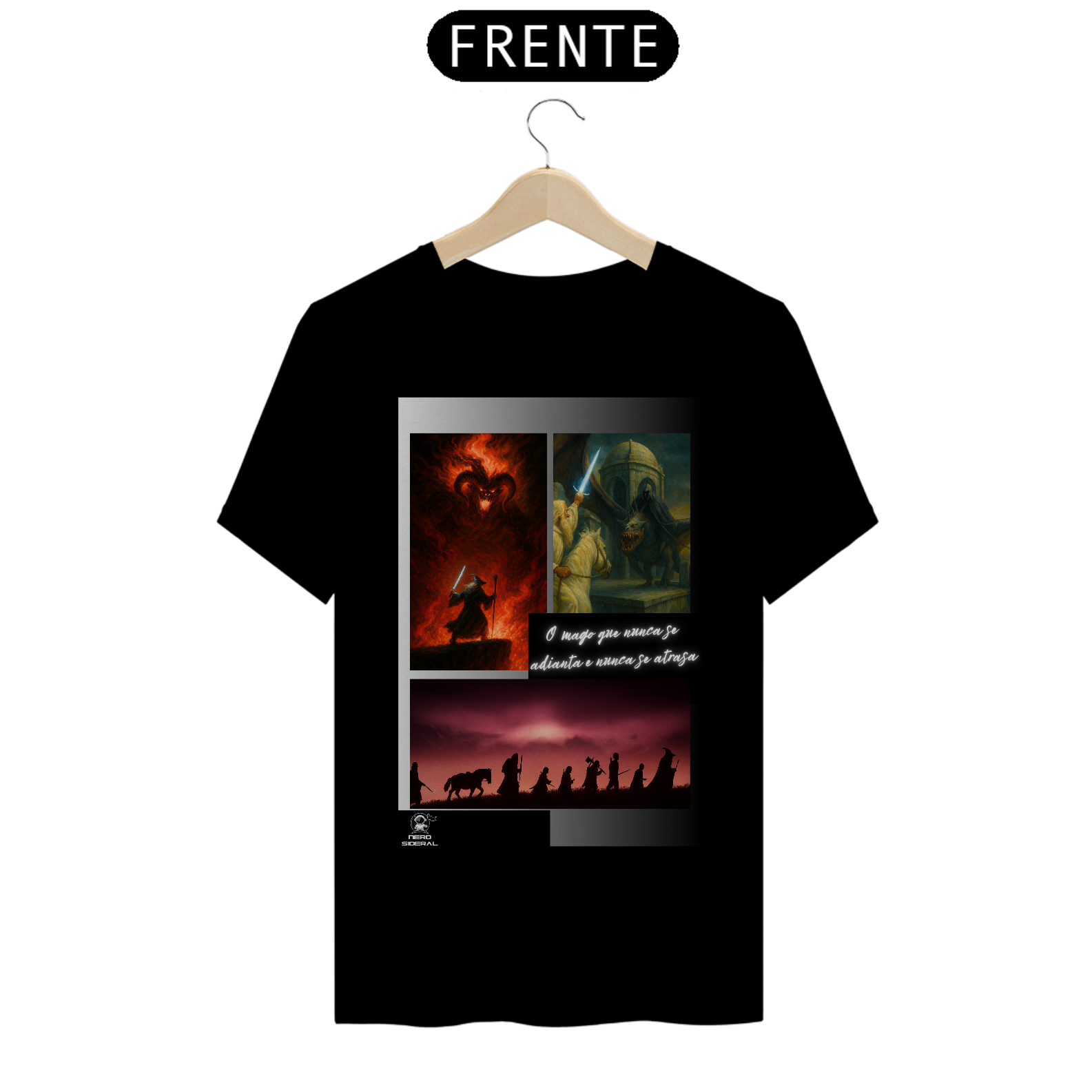 Camiseta Nerd Sideral – O Mago Branco