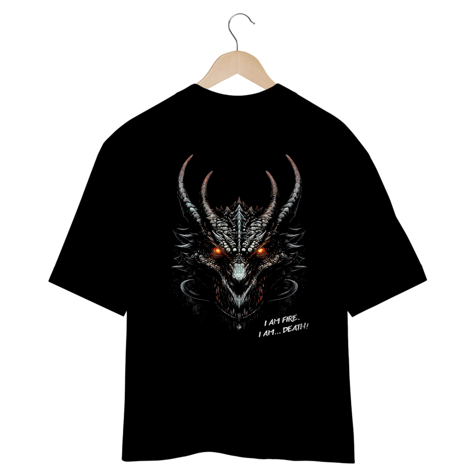 CAMISETA SMAUG | EU SOU FOGO... EU SOU MORTE!