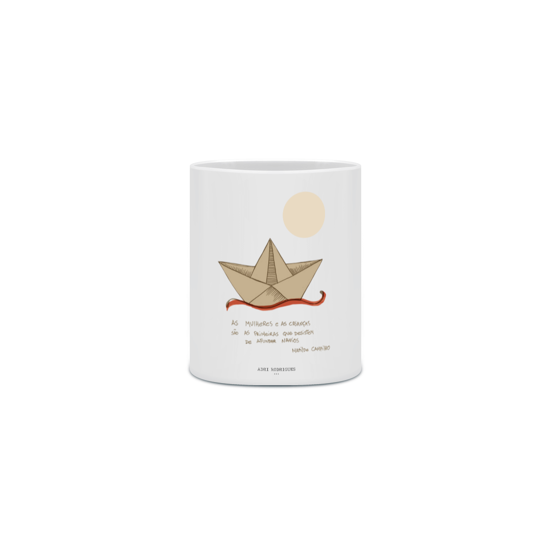 Caneca Cerâmica Barco