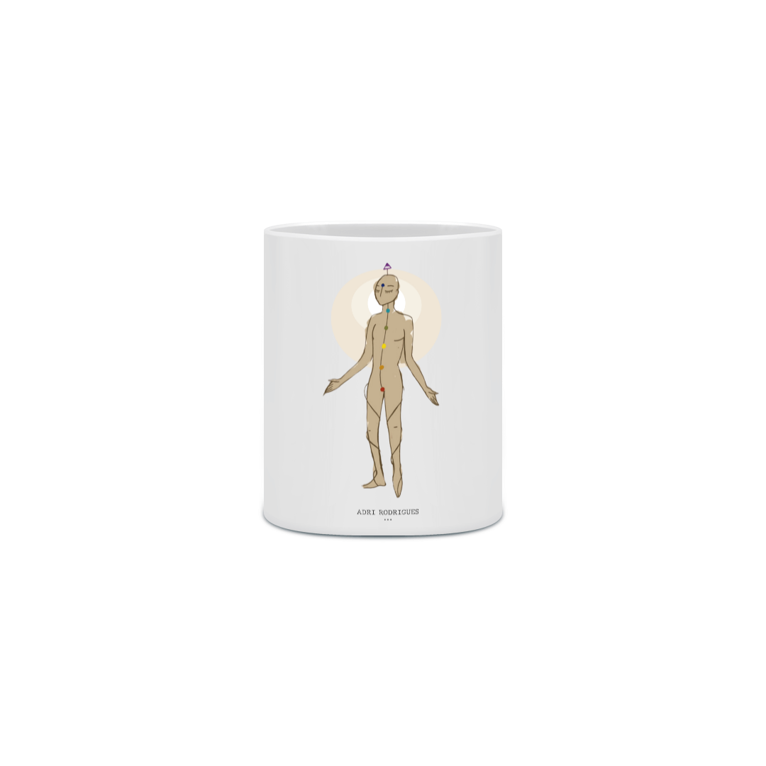 Caneca Cerâmica chakras 