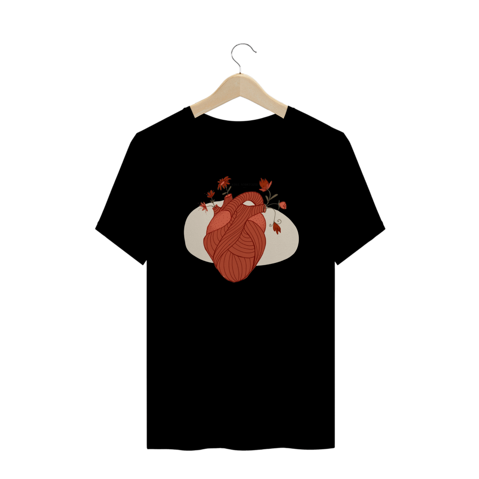 Camiseta Plus Size Coração