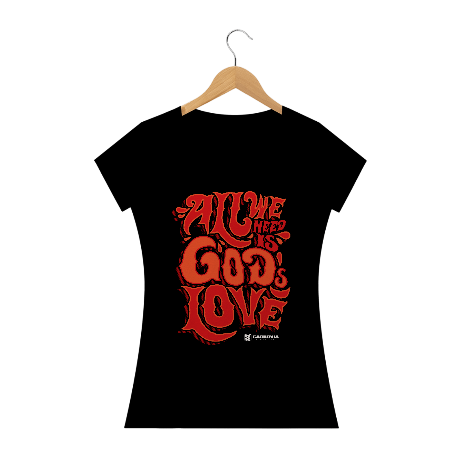 Nome do produto  Camiseta Baby Look All We Need