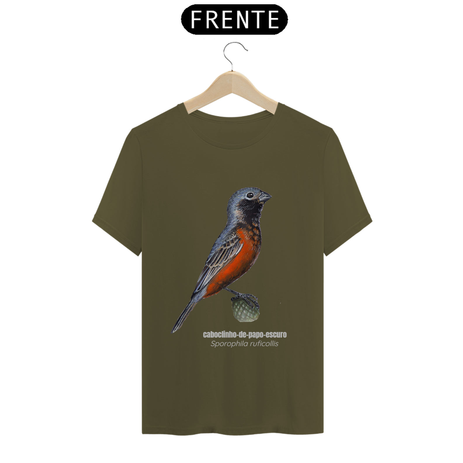 Camiseta Sporophila ruficollis
