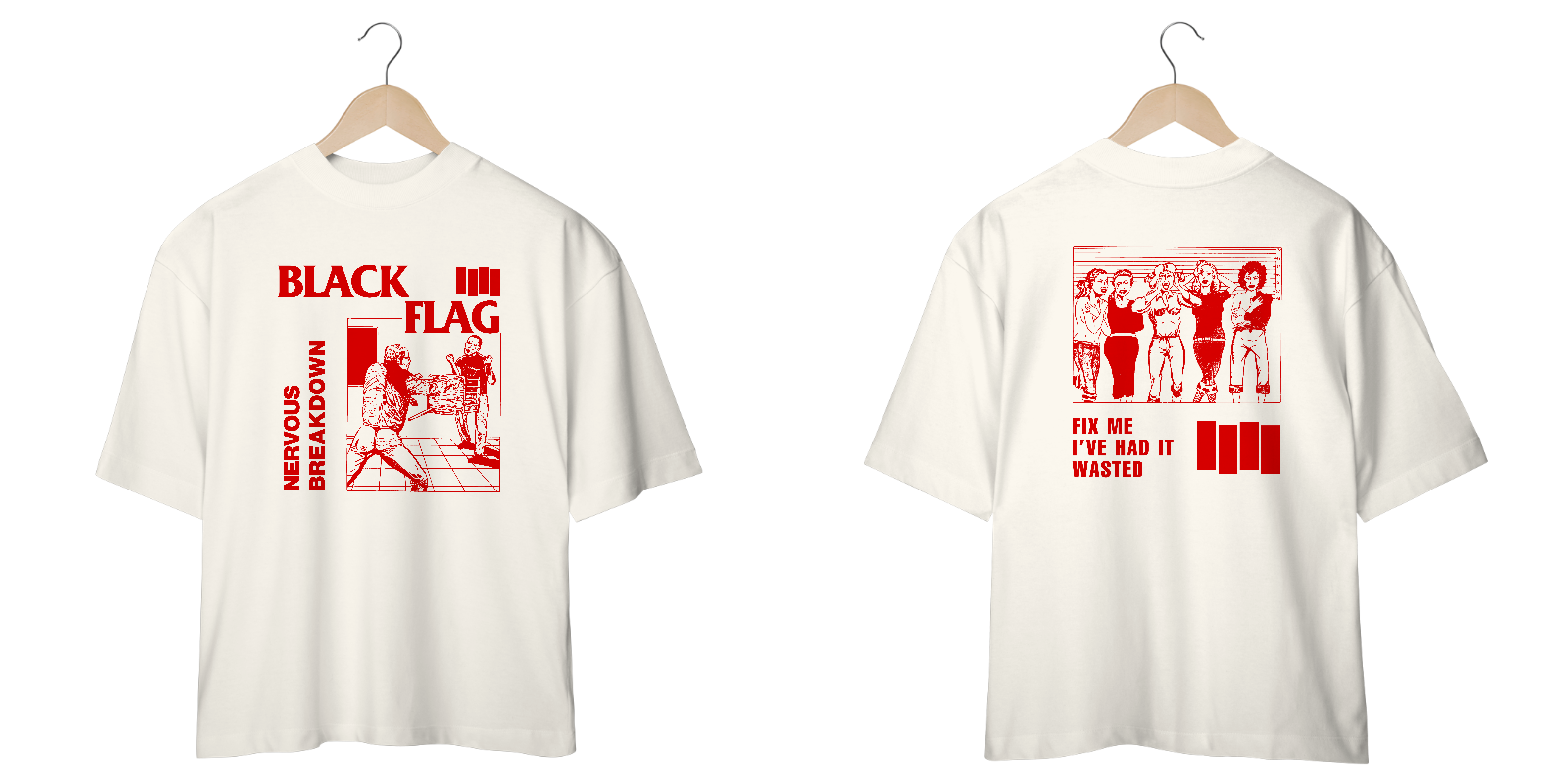 [Oversized] BLACK FLAG