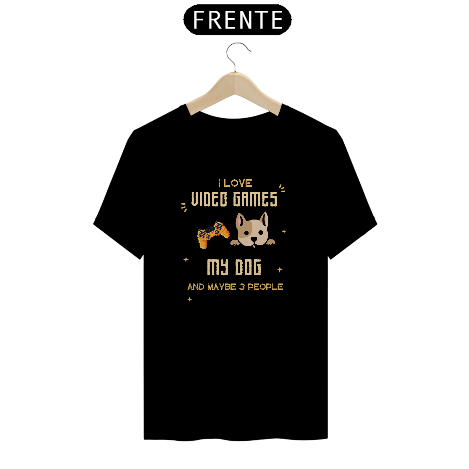 Camiseta games and dog