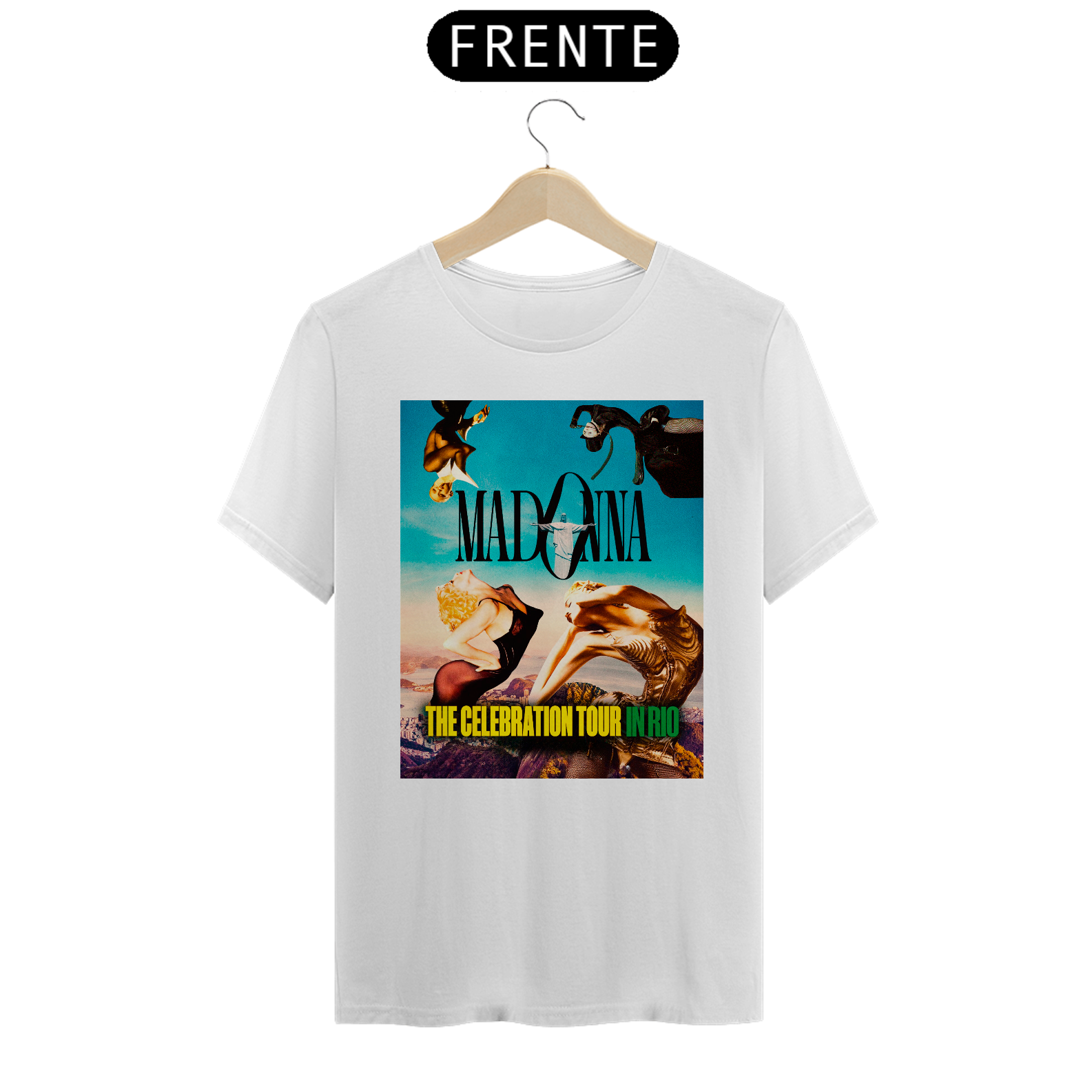 Camiseta Madonna - The Celebration Tour In Rio
