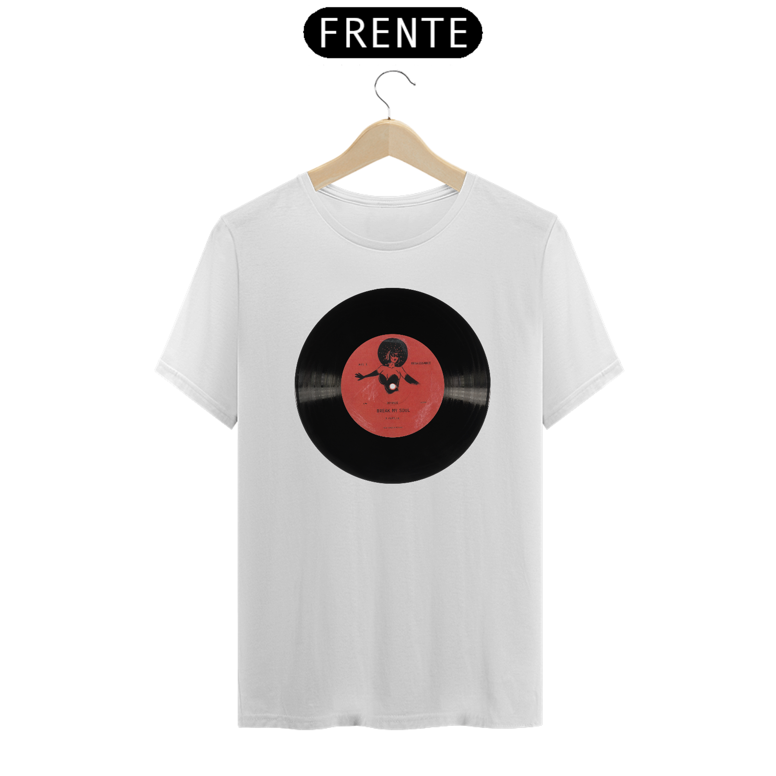 Camiseta Beyoncé - Break My Soul - Vynil A Capella Box