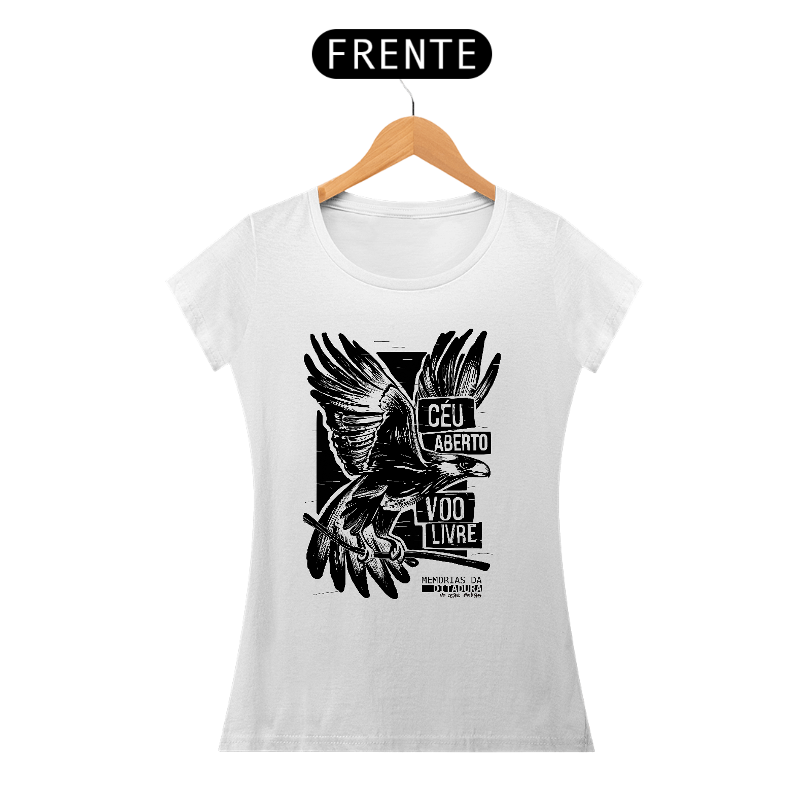Camiseta Baby Long Memórias da Ditadura no Oeste Paulista 