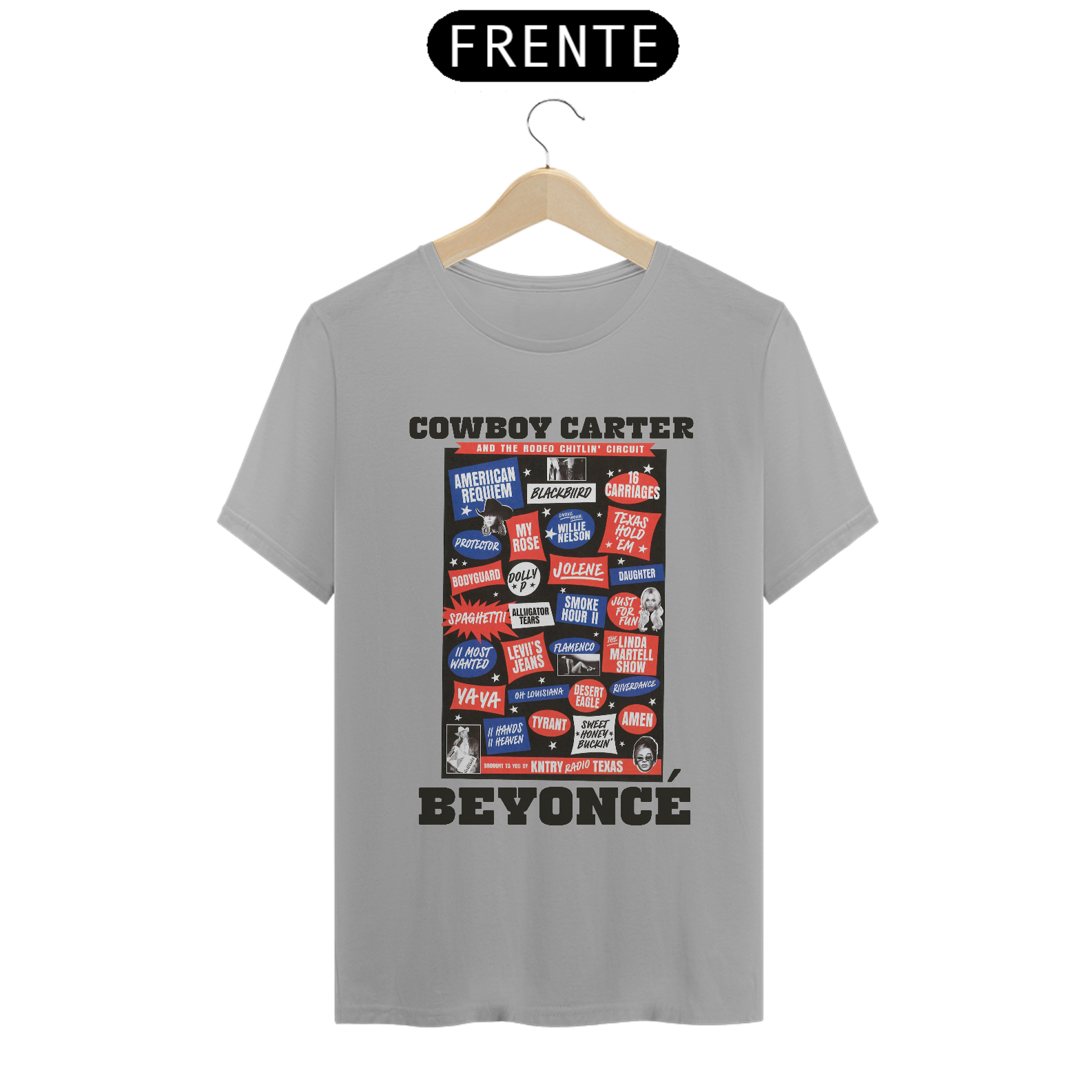 Camiseta Beyoncé - Cowboy Carter Songs