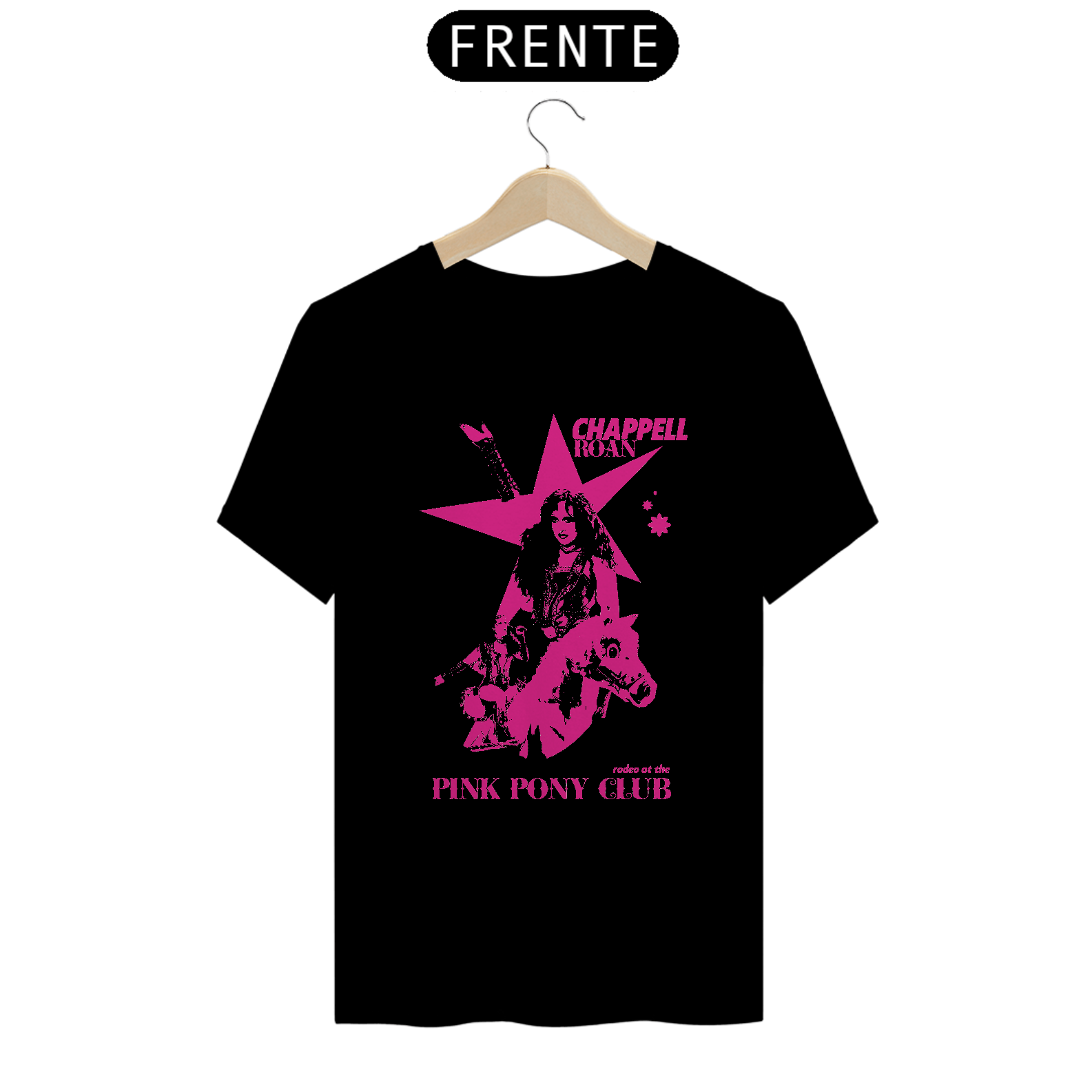 Camiseta Chappell Roan - Pink Pony Club Star
