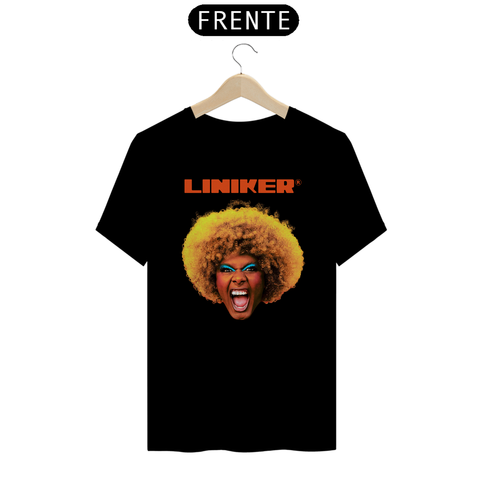 Camiseta Liniker - Rock Doido de Caju