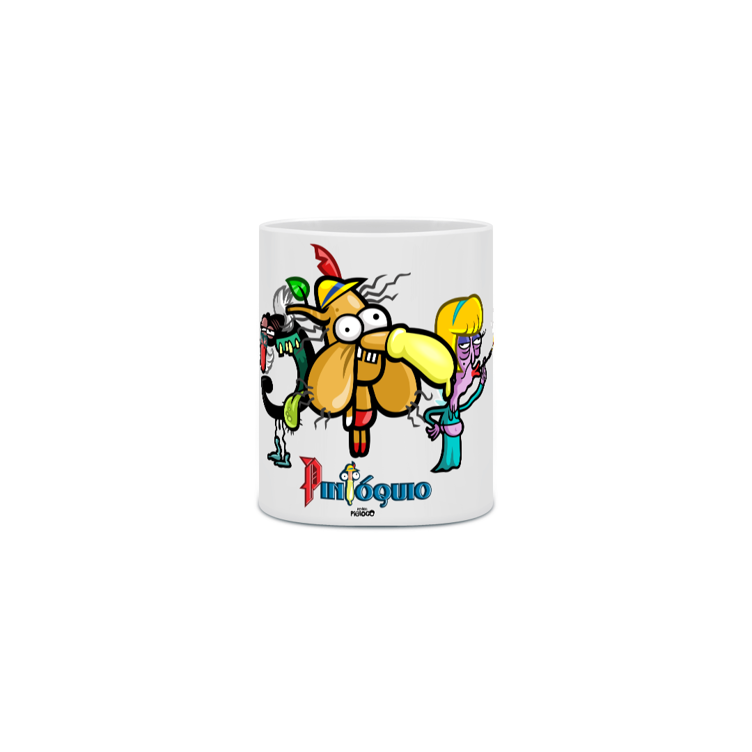 Pintóquio Família - Caneca