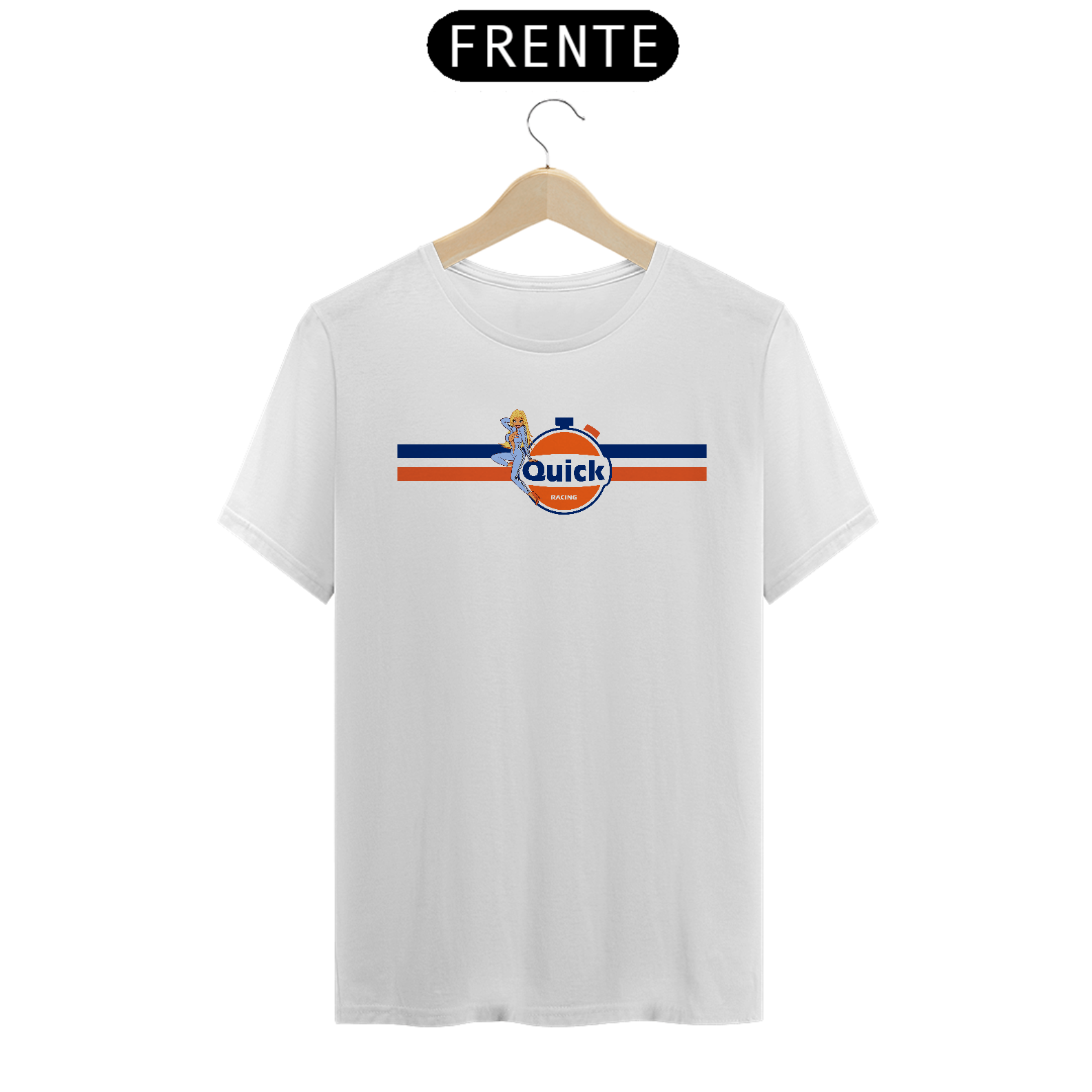 T-Shirt Quality Quick Racing Pin up Race