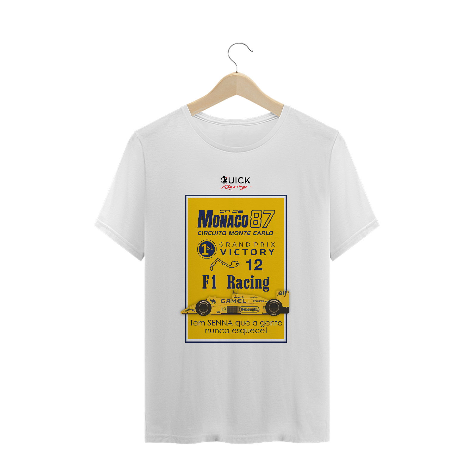 T-Shirt Prime Quick Racing | Monaco 1987 - 1ª Vitória em Monte Carlo