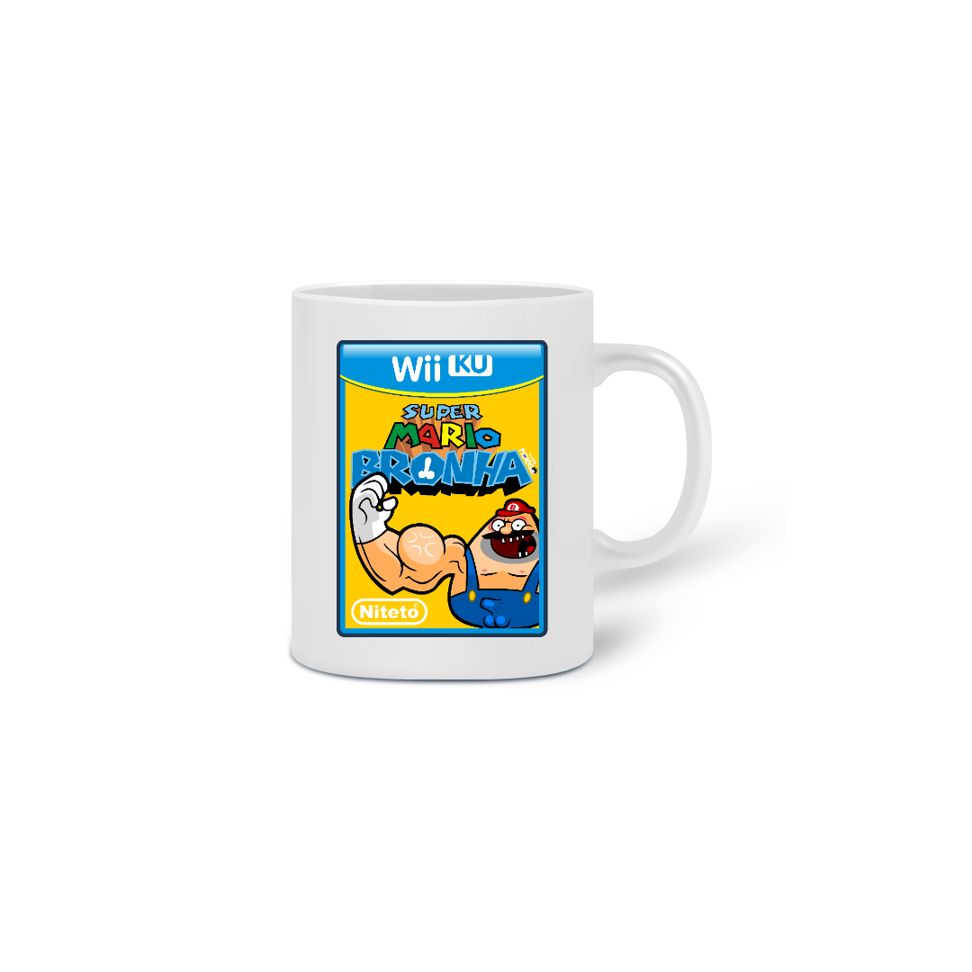 Caneca Super Mario Bronha Wii Ku