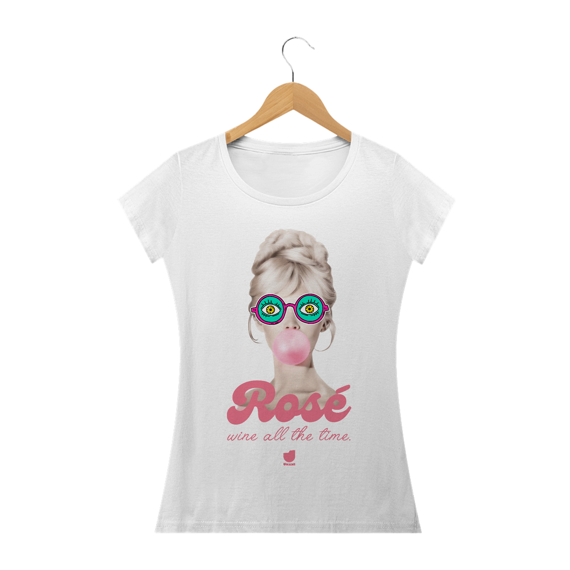 Camiseta Feminina Rosé
