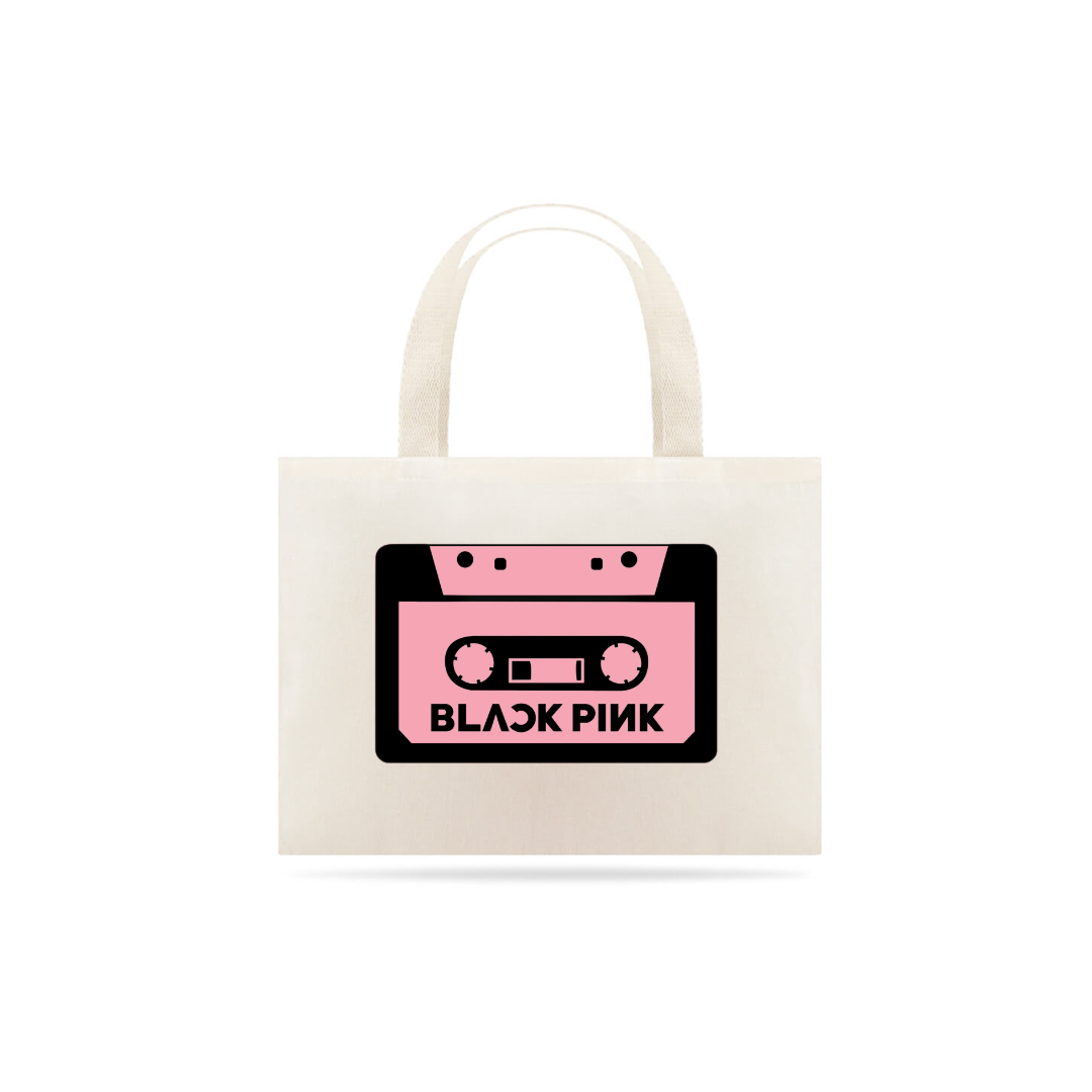Ecobag Black Pink - Fita K7