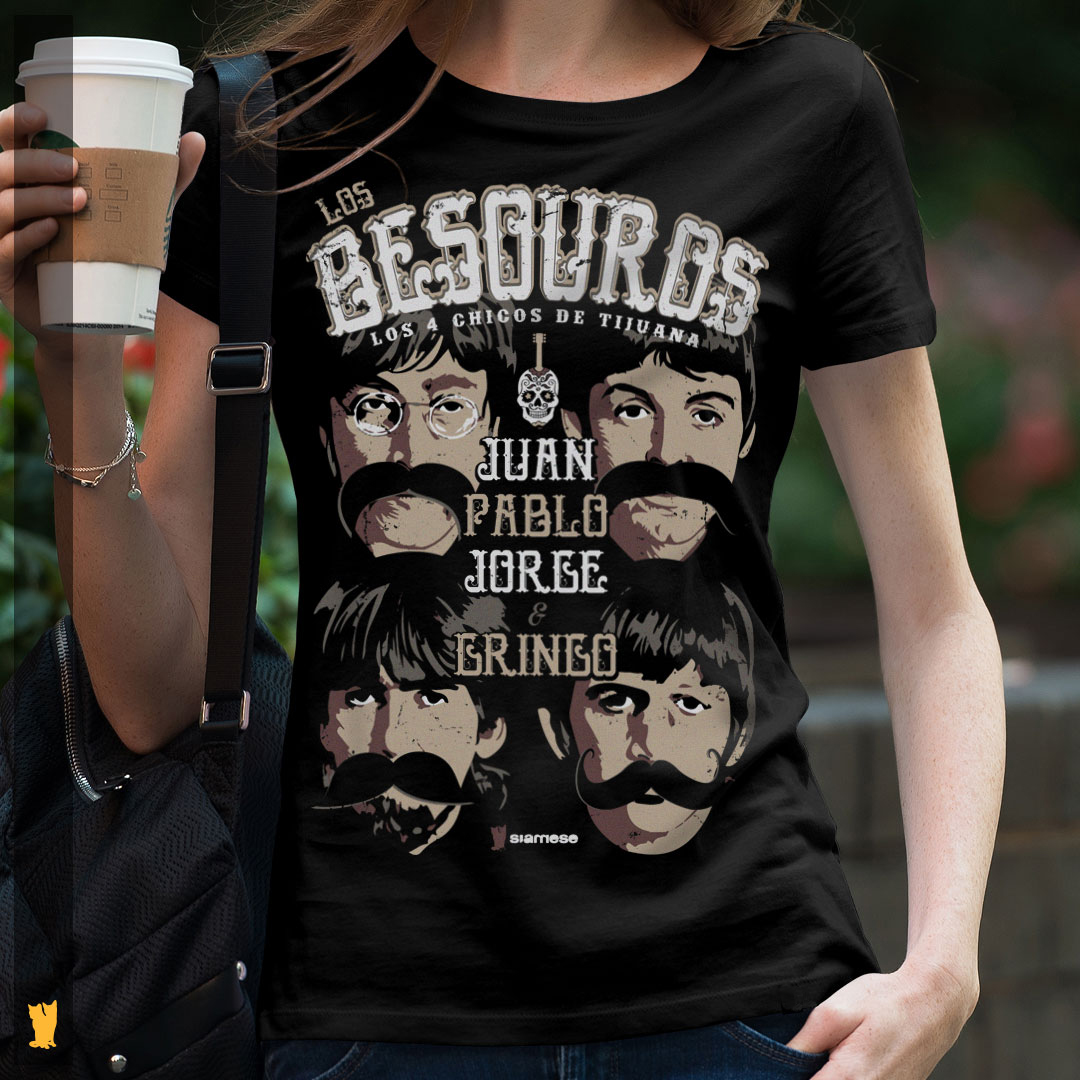 SIAMESE FEMININA THE BEATLES LOS BESOUROS