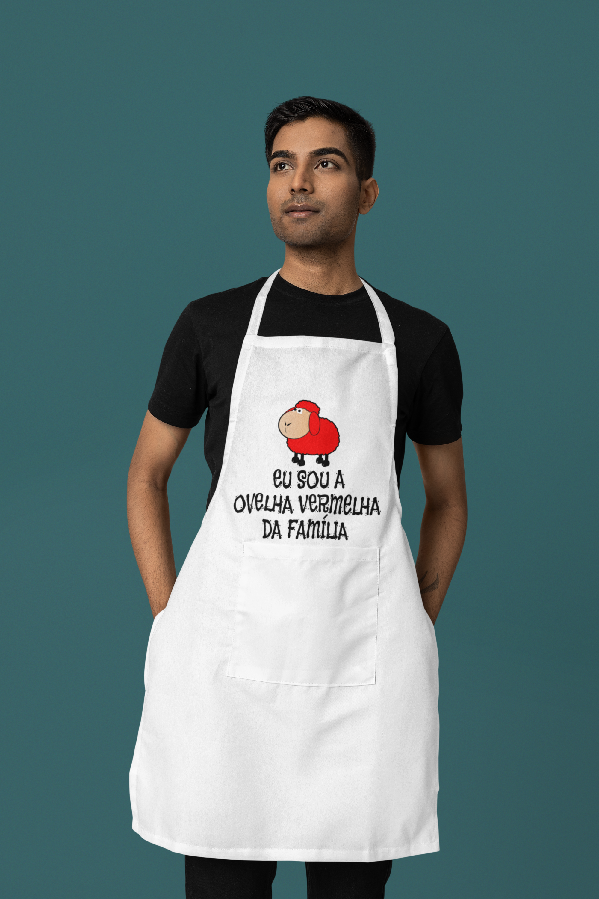 Avental Ovelha Vermelha