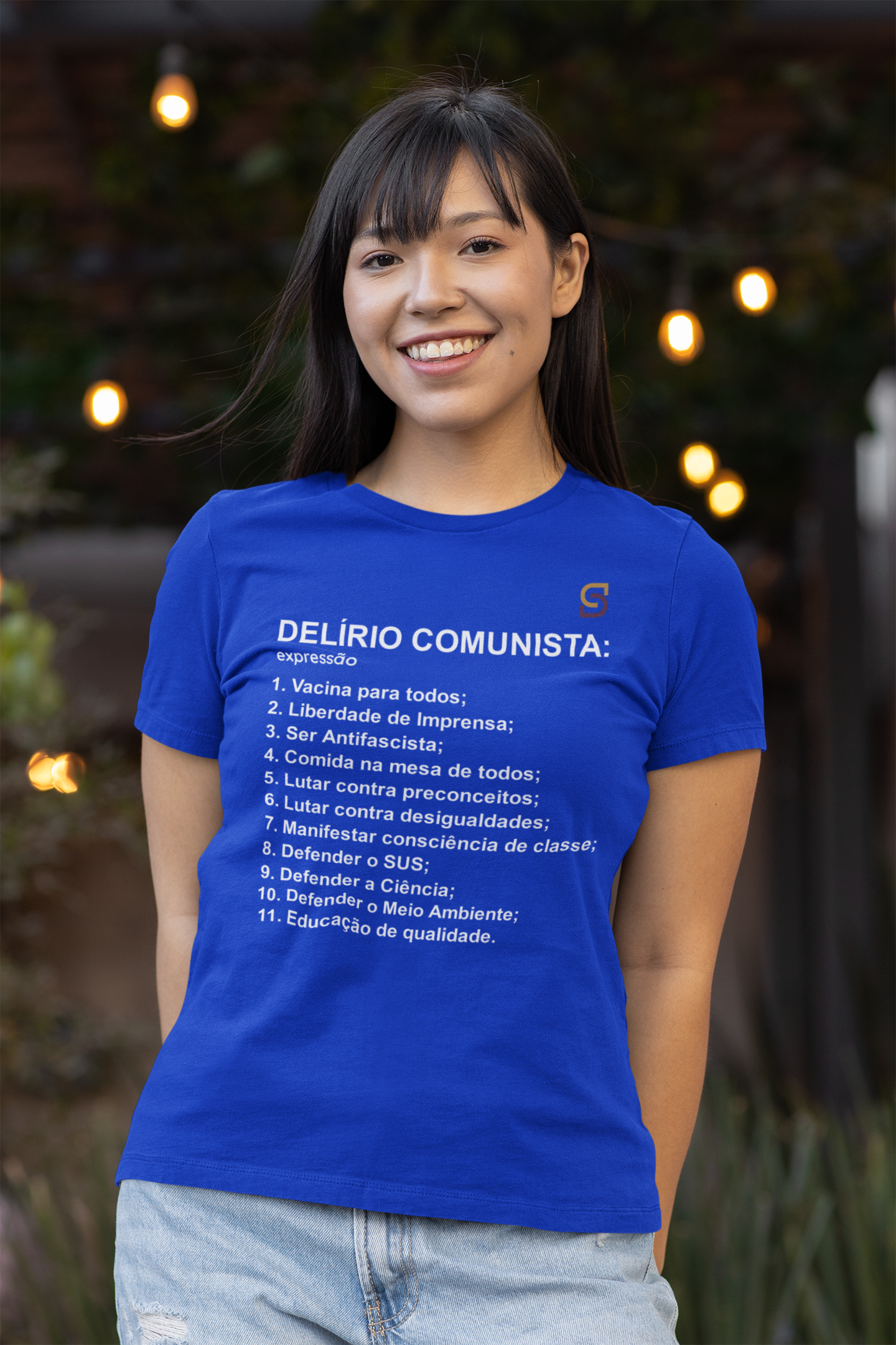 T-shirt Baby Look Delírio Comunista