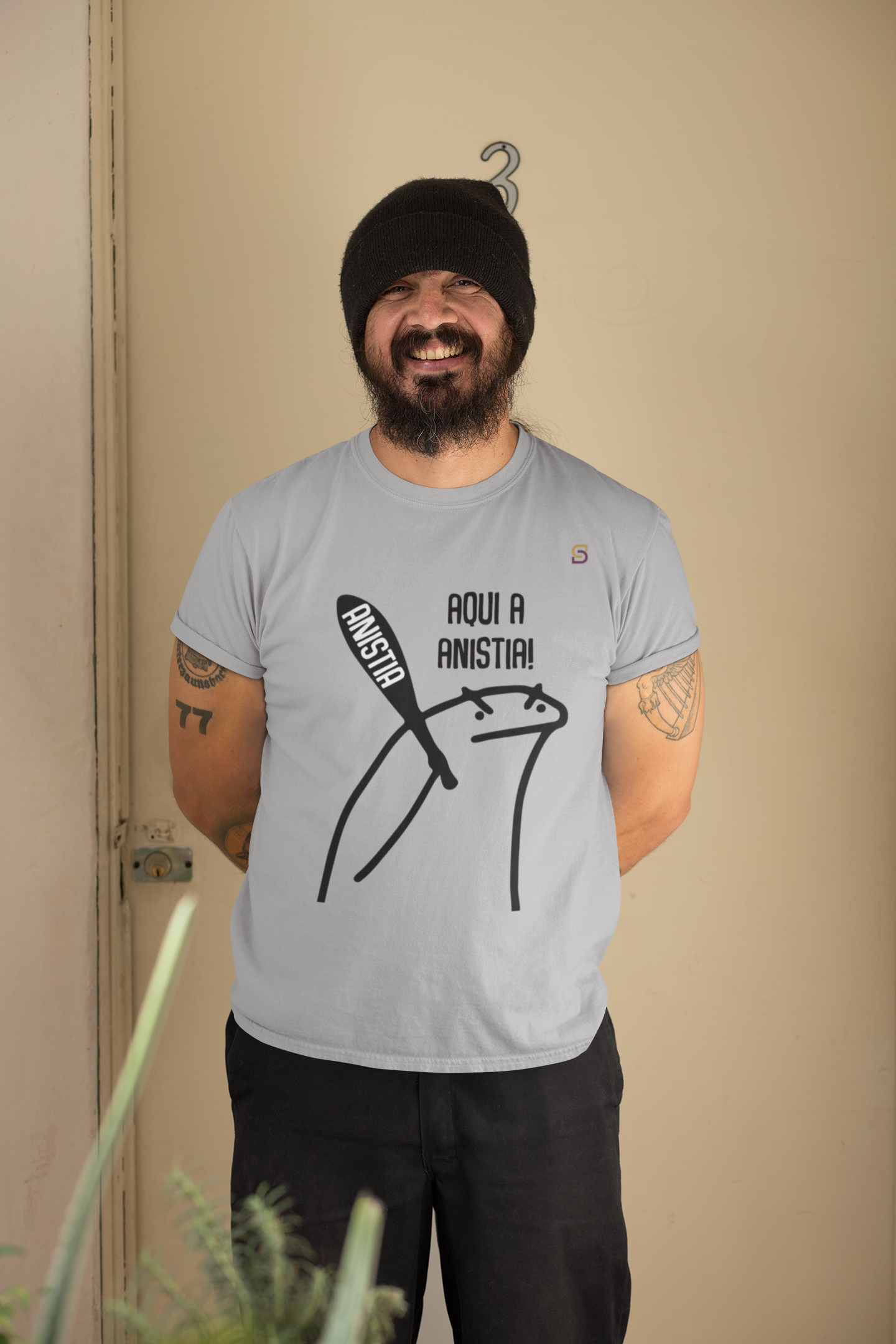 T-shirt Tradicional Aqui a Anistia
