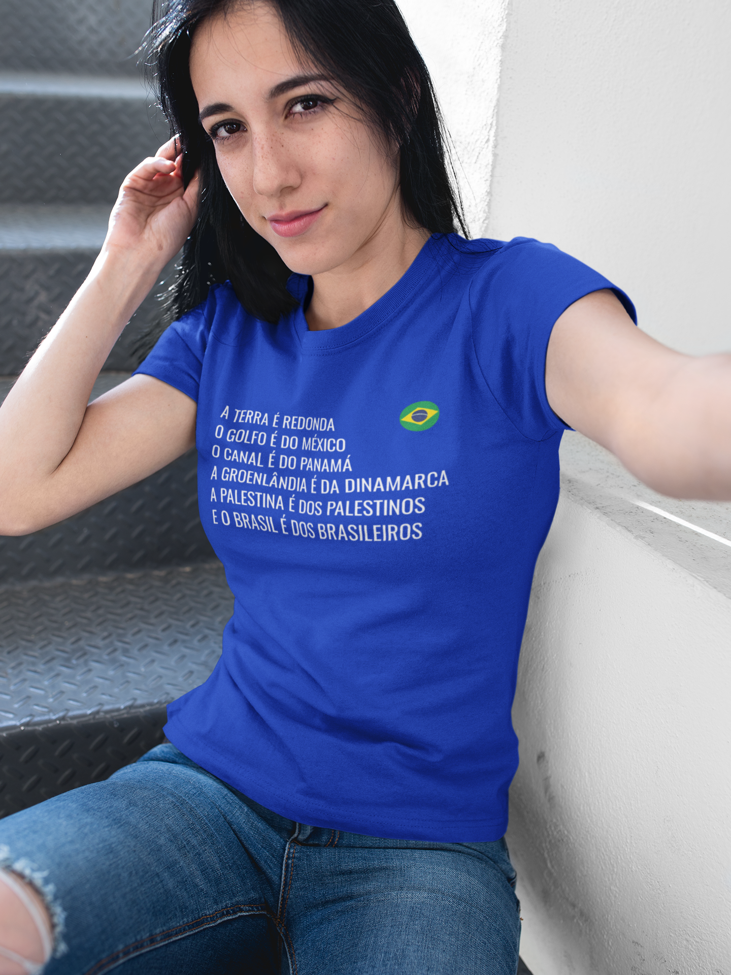 T-shirt Baby Look BRASIL