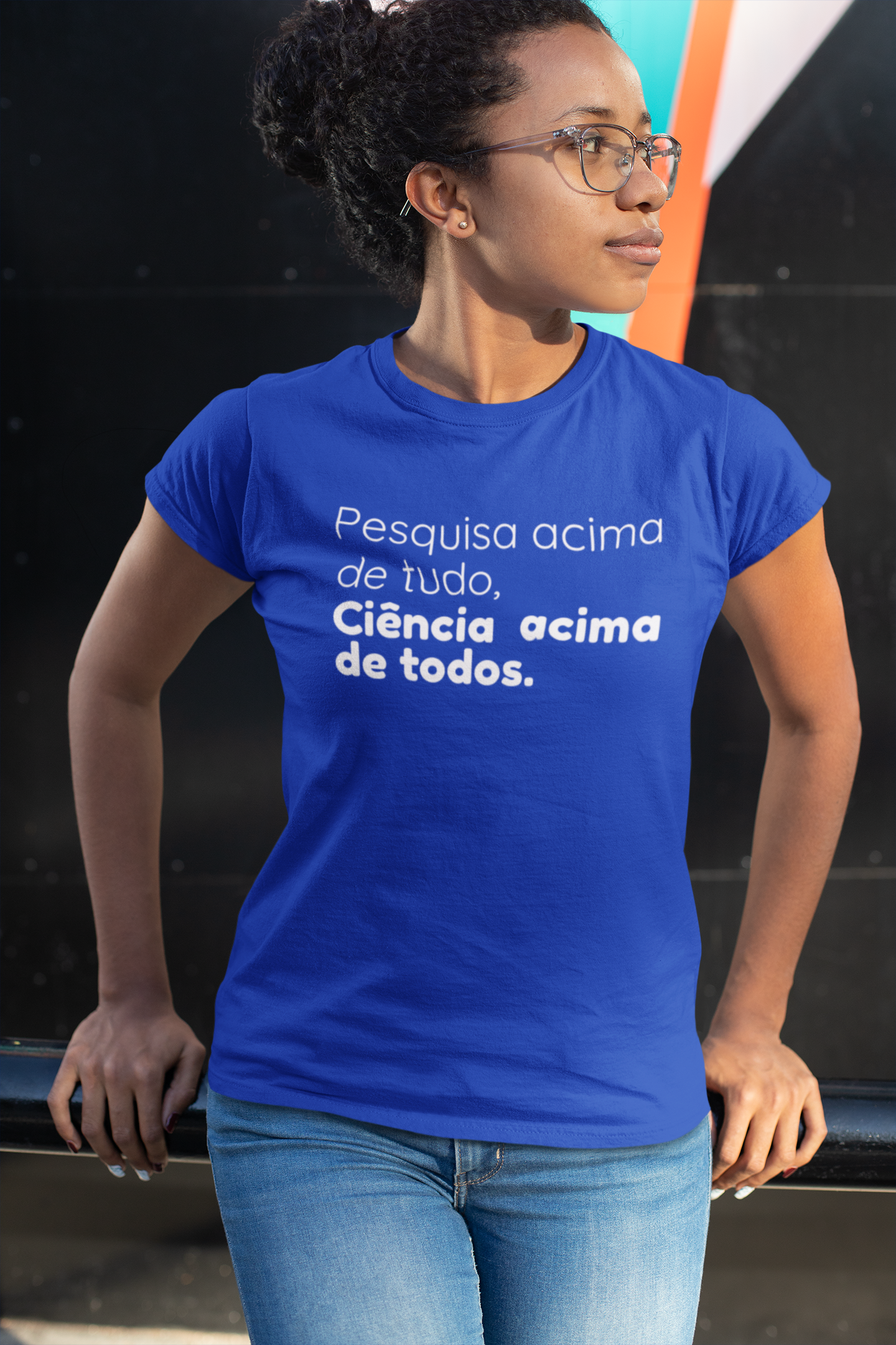 T-shirt Baby Look Ciência