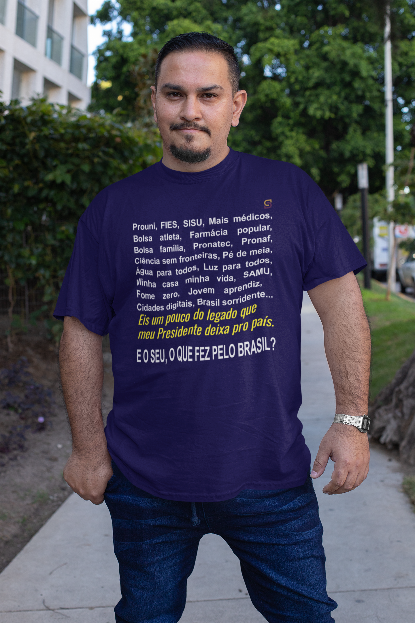 T-shirt Plus Size MEU PRESIDENTE