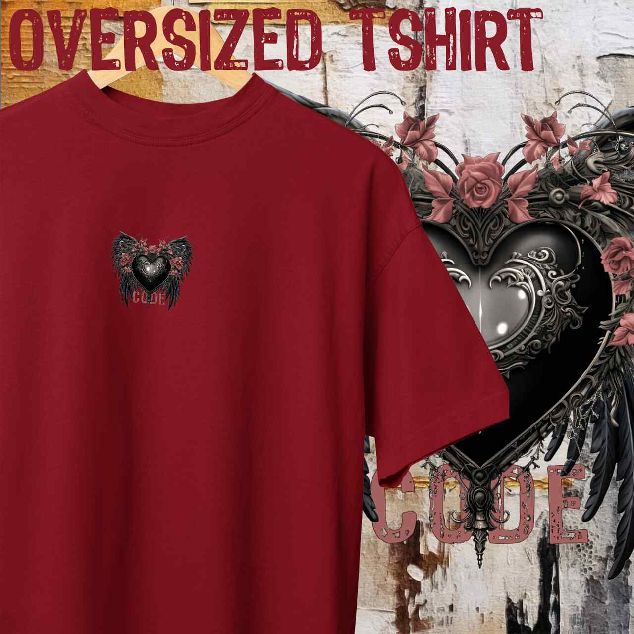 Camiseta Oversized Code