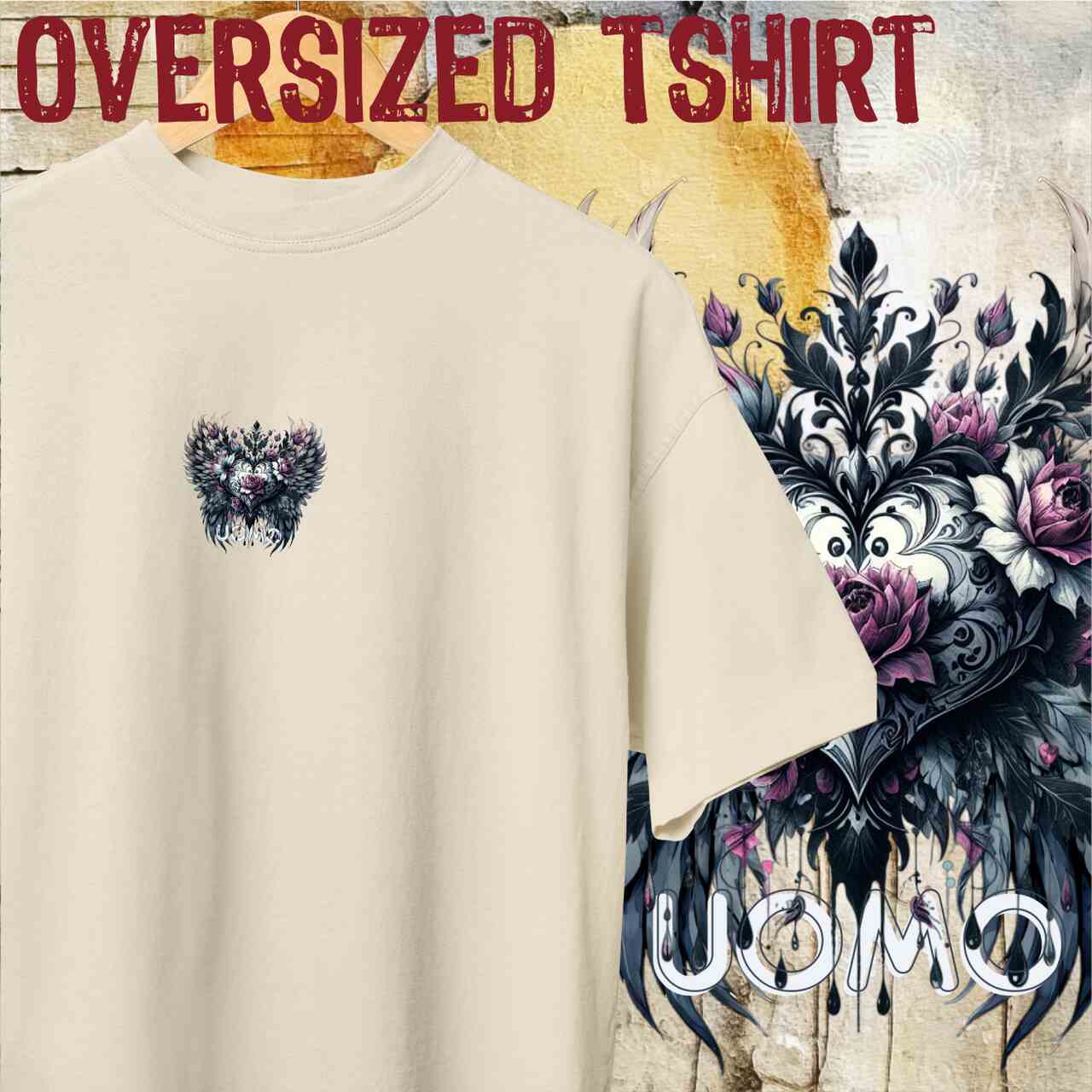 Camiseta Oversized Uomo