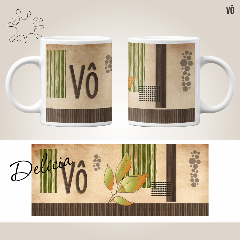 Caneca VÔ vintage