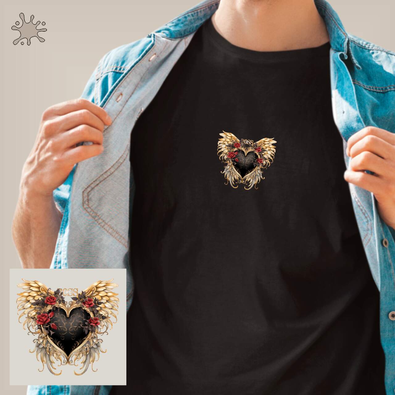 Camiseta Asas Boss